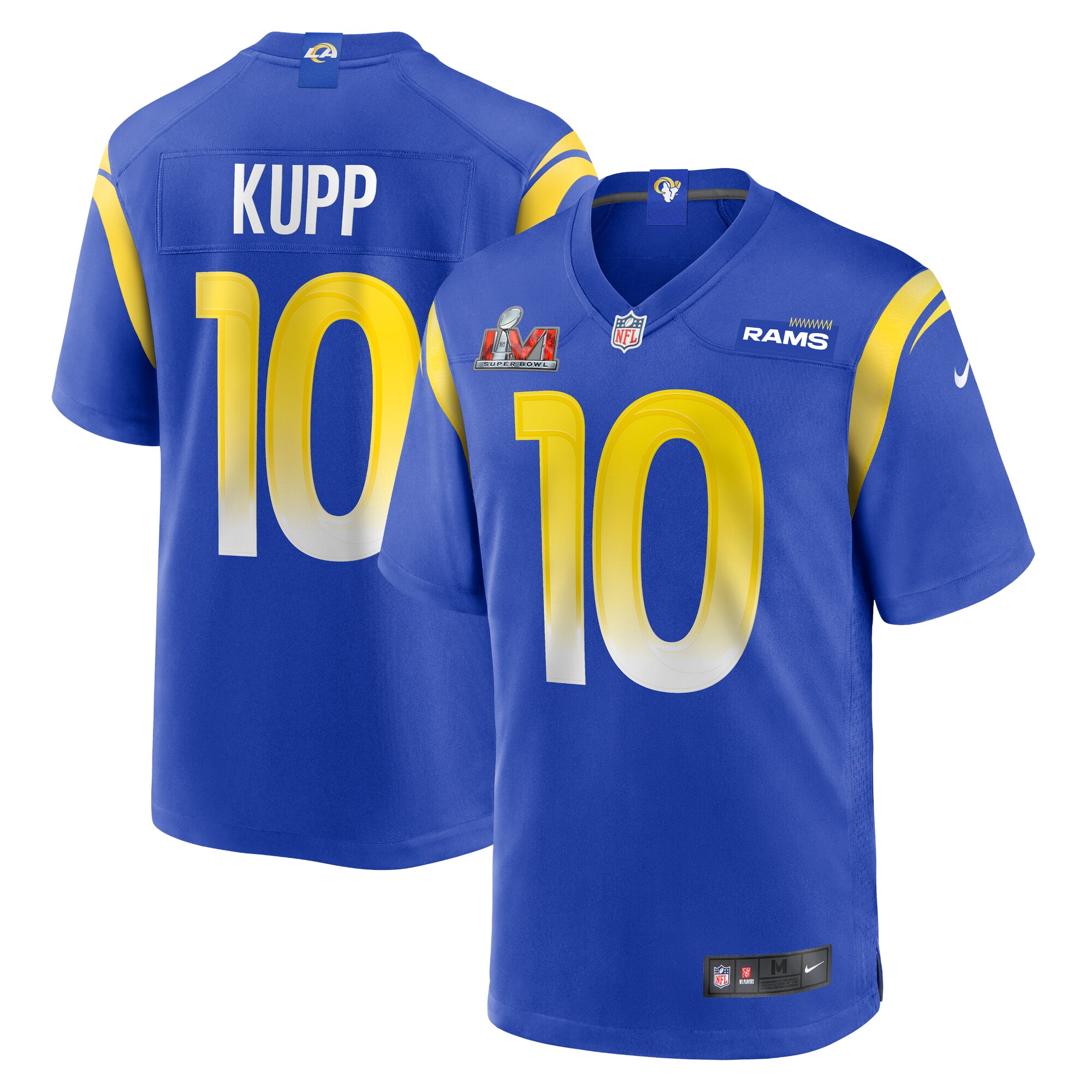 Cooper Kupp Los Angeles Rams Nike Super Bowl LVI Bound Game Patch Jersey - Royal - vstockx