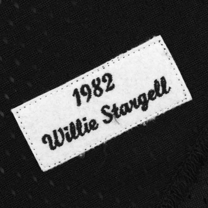Men's Pittsburgh Pirates Willie Stargell Mitchell & Ness Black 1982 Authentic Cooperstown Collection Mesh Batting Practice Jersey - vstockx