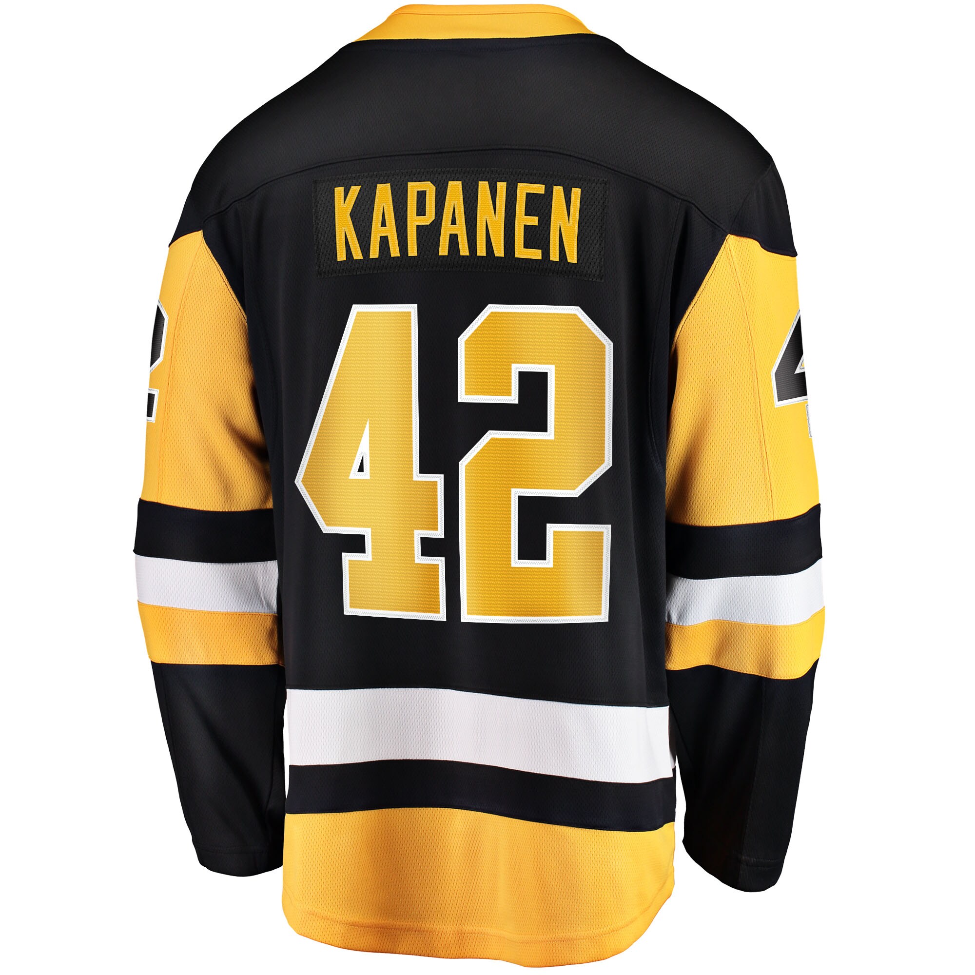 Kasperi Kapanen Pittsburgh Penguins Fanatics Branded Home Breakaway Jersey - Black - vstockx