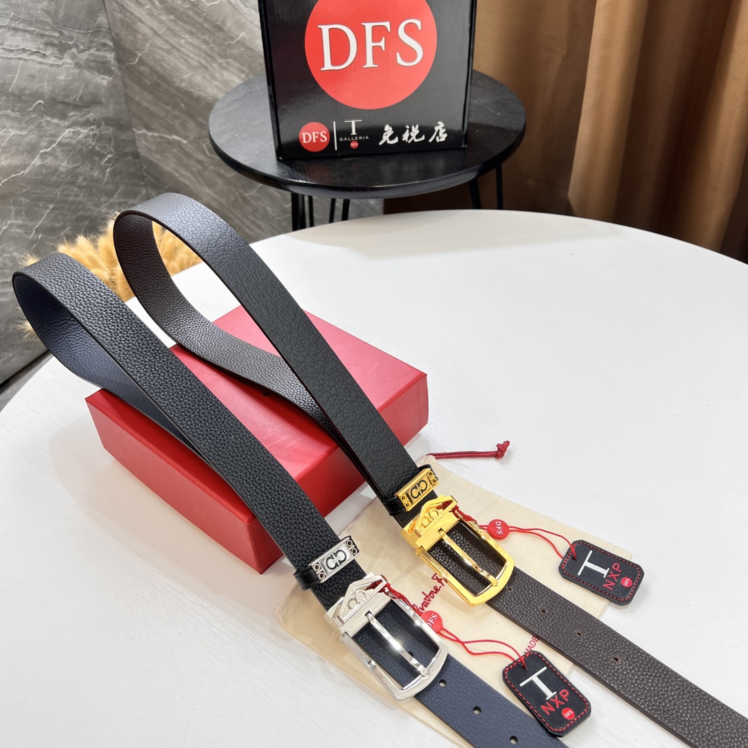 Streetwear Belt Ferragamo 320036 size:3.5cm - vstockx