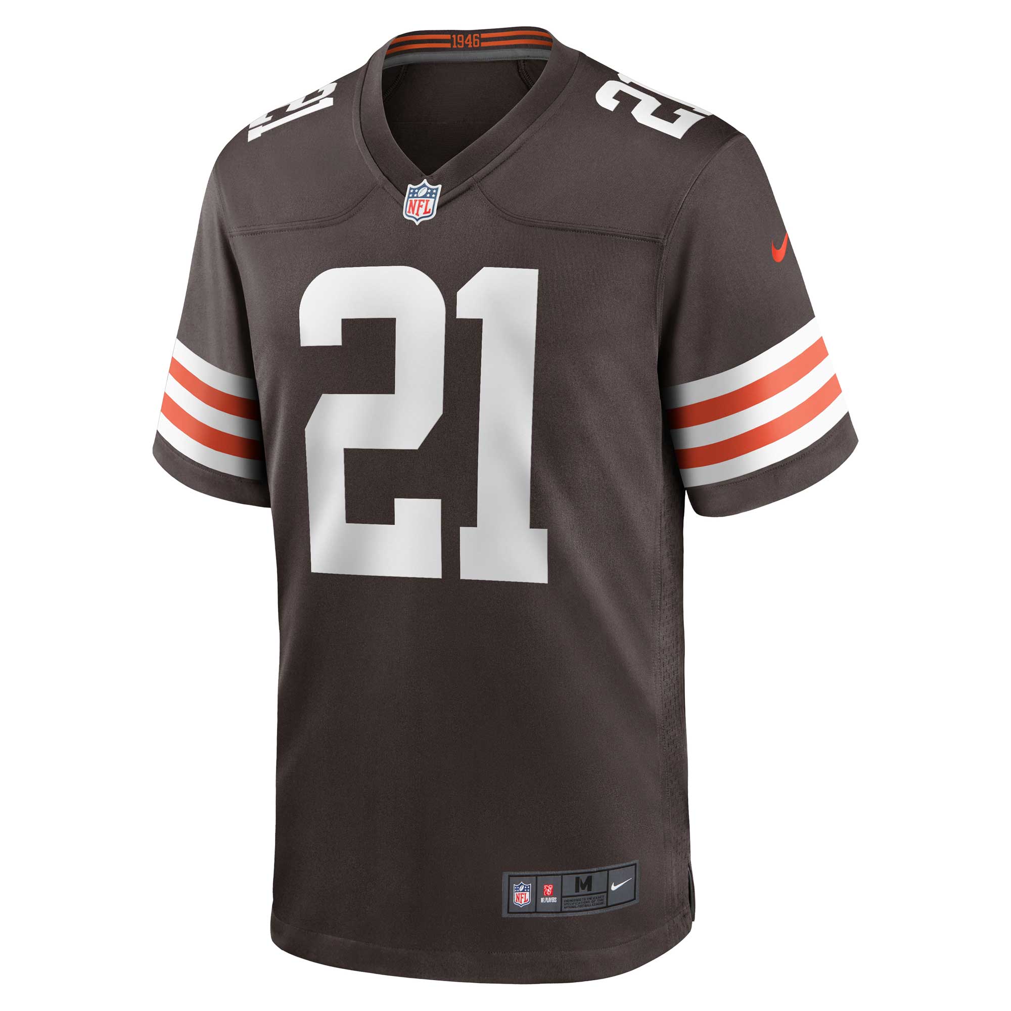 Denzel Ward Cleveland Browns Nike Game Jersey - Brown - vstockx