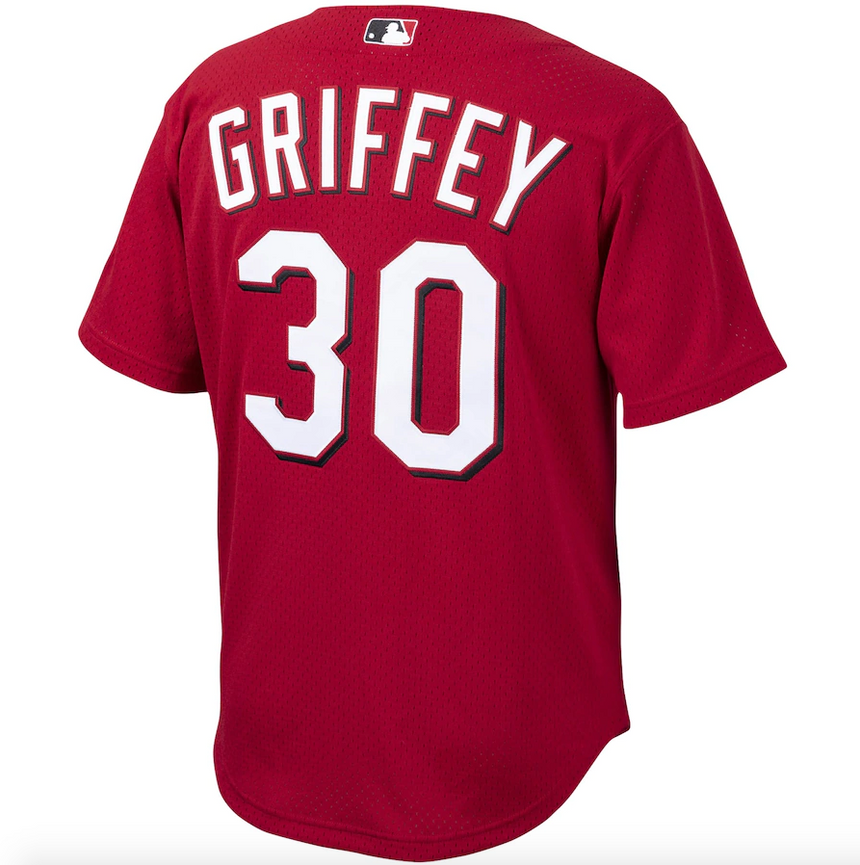 Men's Cincinnati Reds Ken Griffey Jr. Mitchell & Ness Red Cooperstown Collection Batting Practice Jersey - vstockx