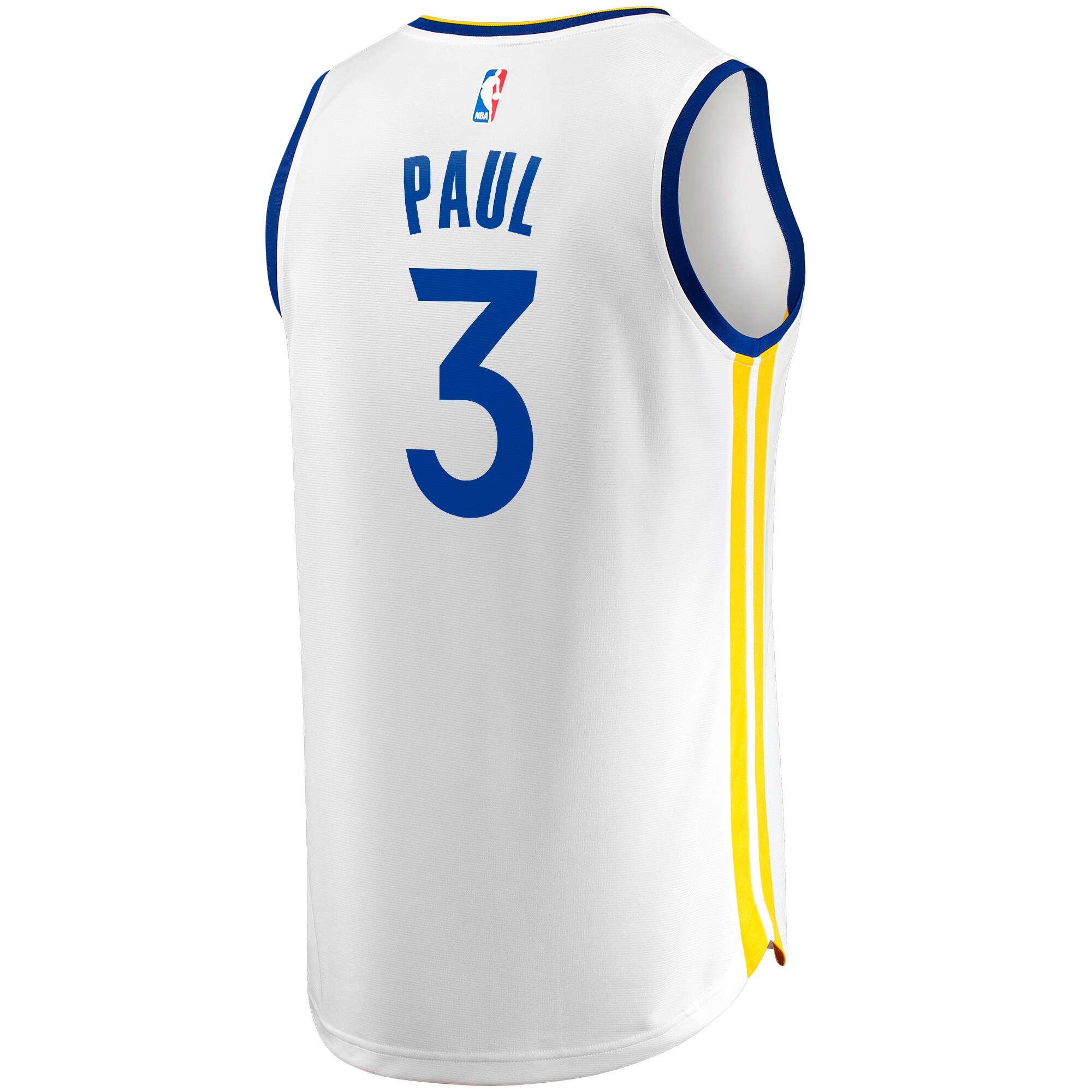 Chris Paul Golden State Warriors Fanatics Branded Youth Fast Break Player Jersey - Association Edition - White - vstockx