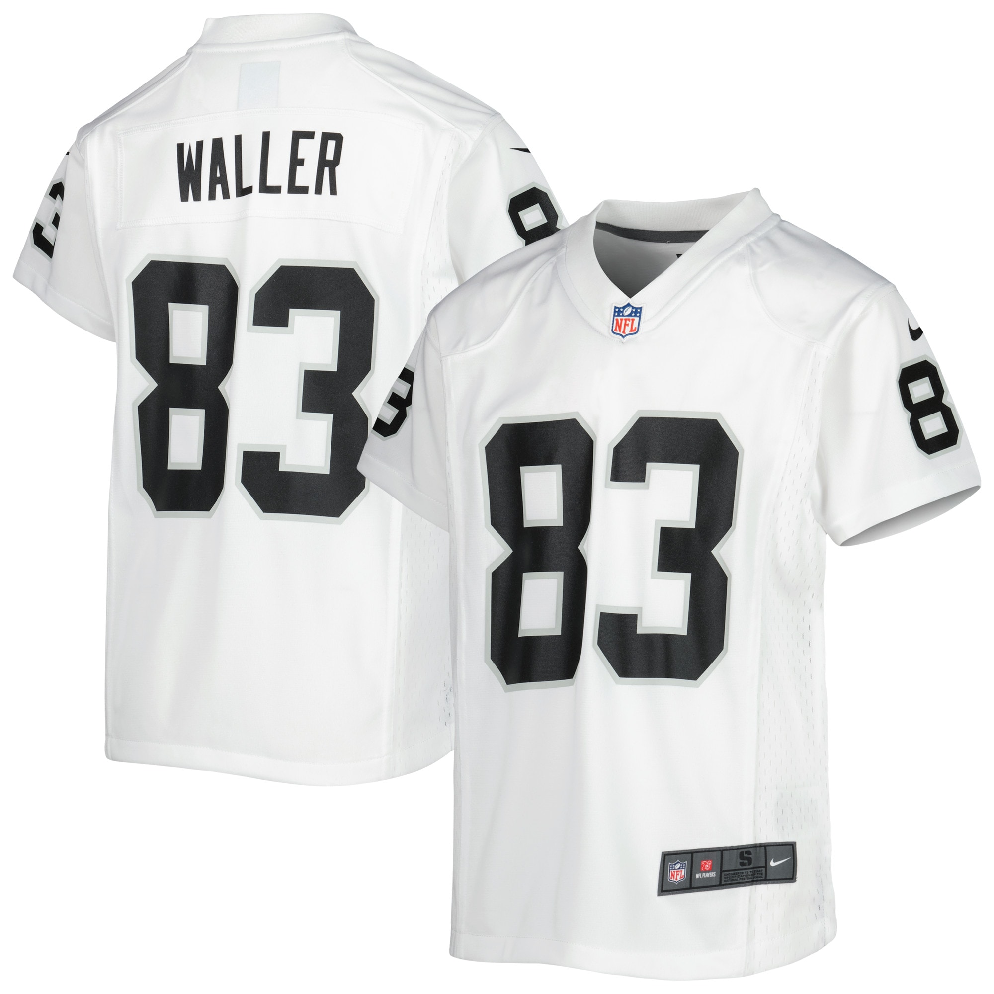 Darren Waller Las Vegas Raiders Nike Youth Game Jersey - White - vstockx