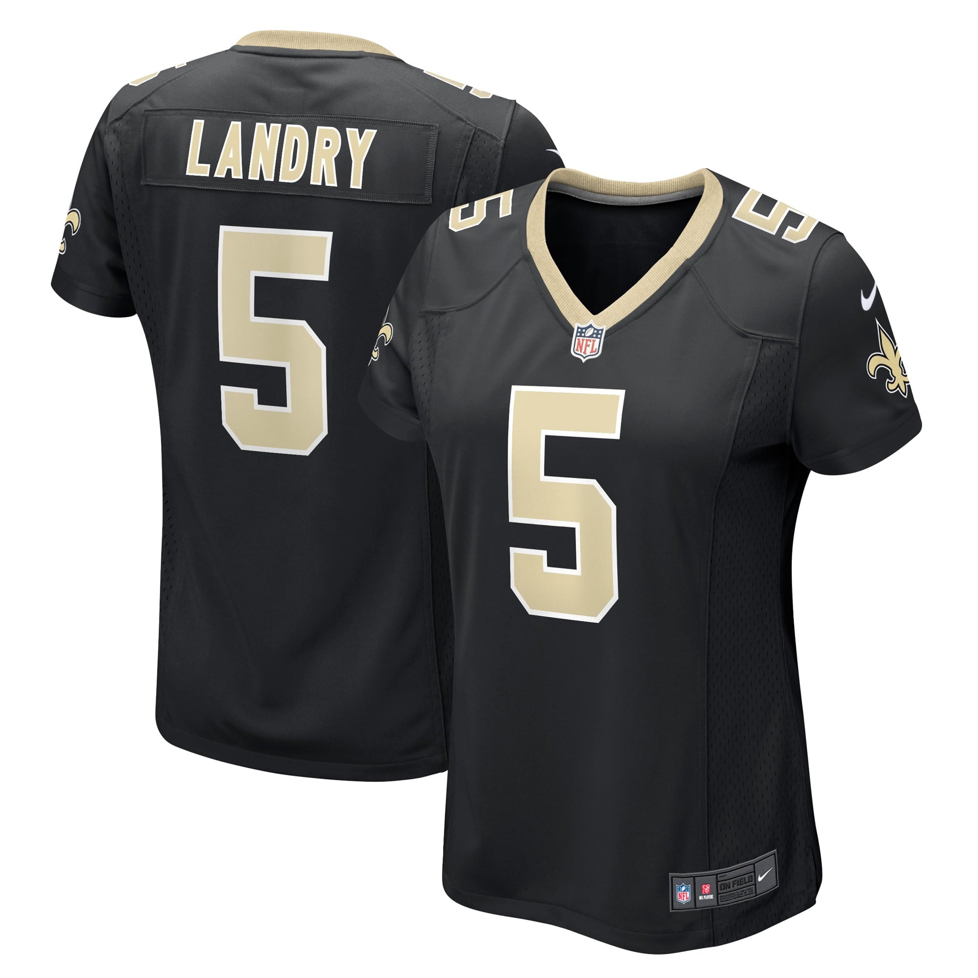 Women's Nike Jarvis Landry Black New Orleans Saints Player Game Jersey - vstockx