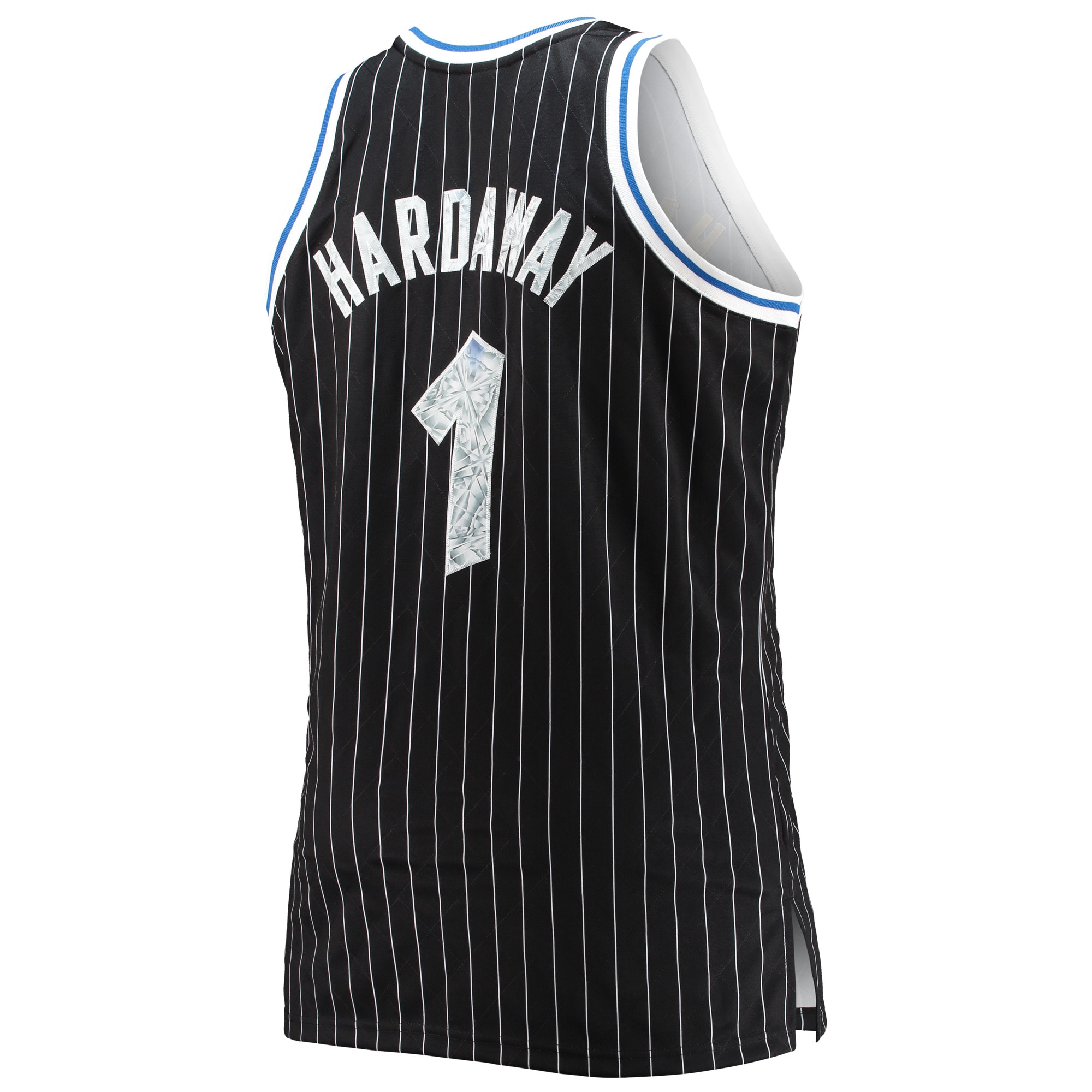 Penny Hardaway Orlando Magic Mitchell & Ness Big & Tall 1994-95 NBA 75th Anniversary Diamond Swingman Jersey - Black - vstockx