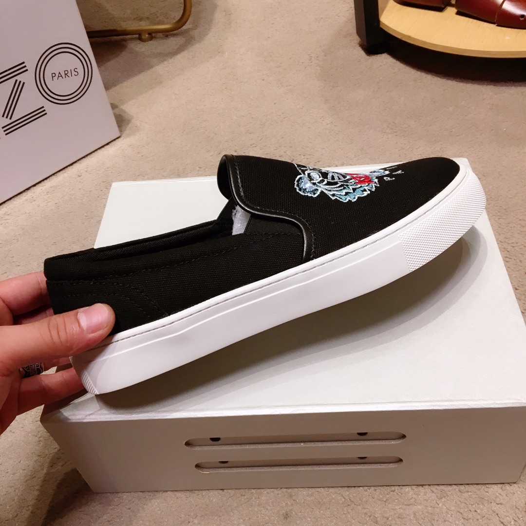 Kenzo K-SKATE Tiger canvas slip-on sneakers 24 - vstockx