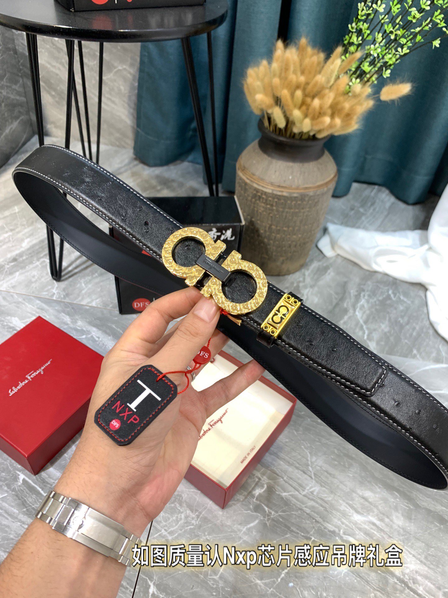 Streetwear Belt Ferragamo 319326 size:3.5cm - vstockx