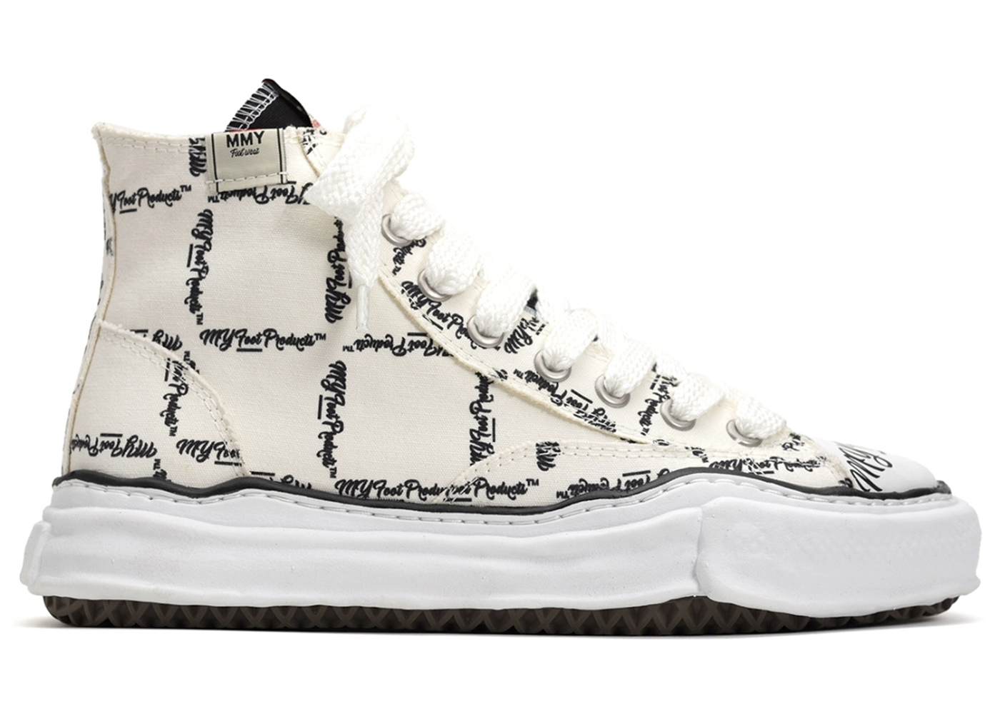 Maison Mihara Yasuhiro Peterson OG Sole Printed High White - vstockx