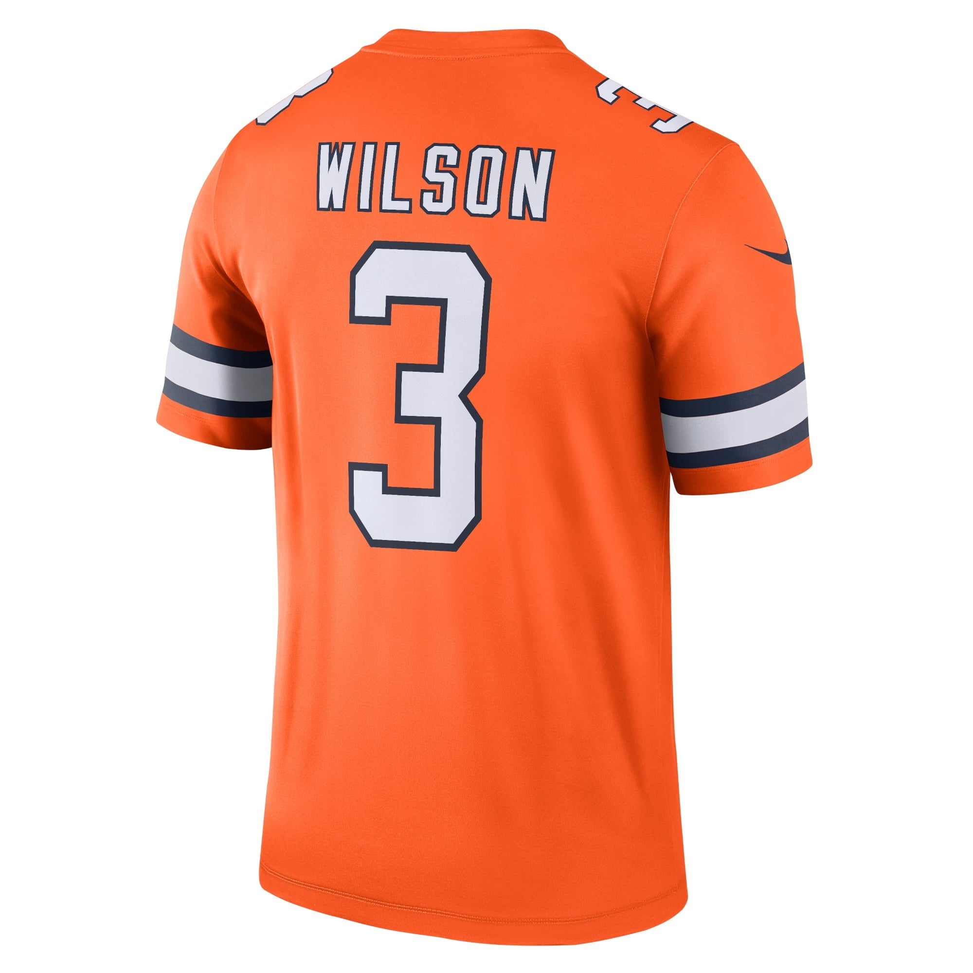 Men's Nike Russell Wilson Orange Denver Broncos Alternate Legend Jersey - vstockx