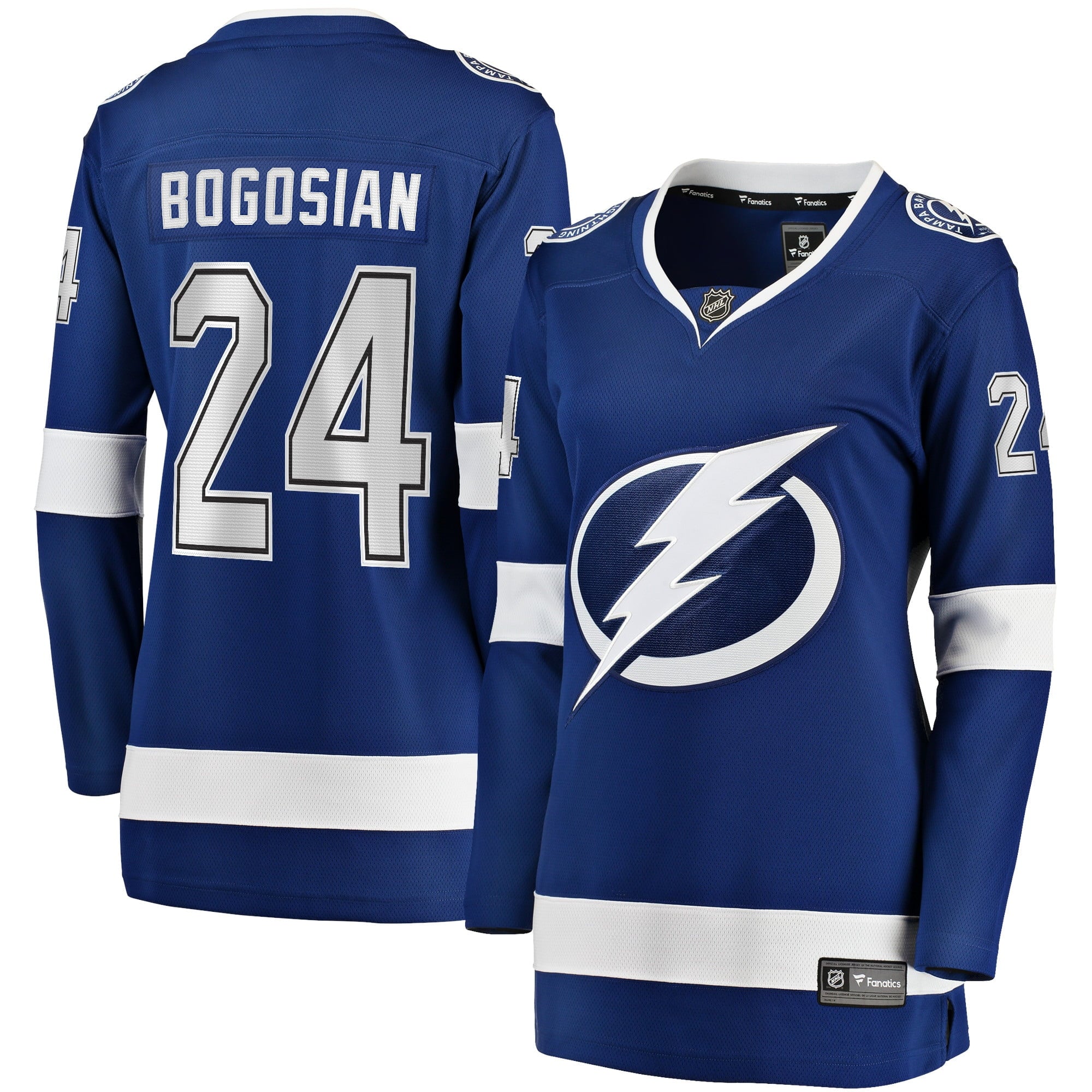 Women's Fanatics Branded Zach Bogosian Blue Tampa Bay Lightning Home Breakaway Player Jersey - vstockx