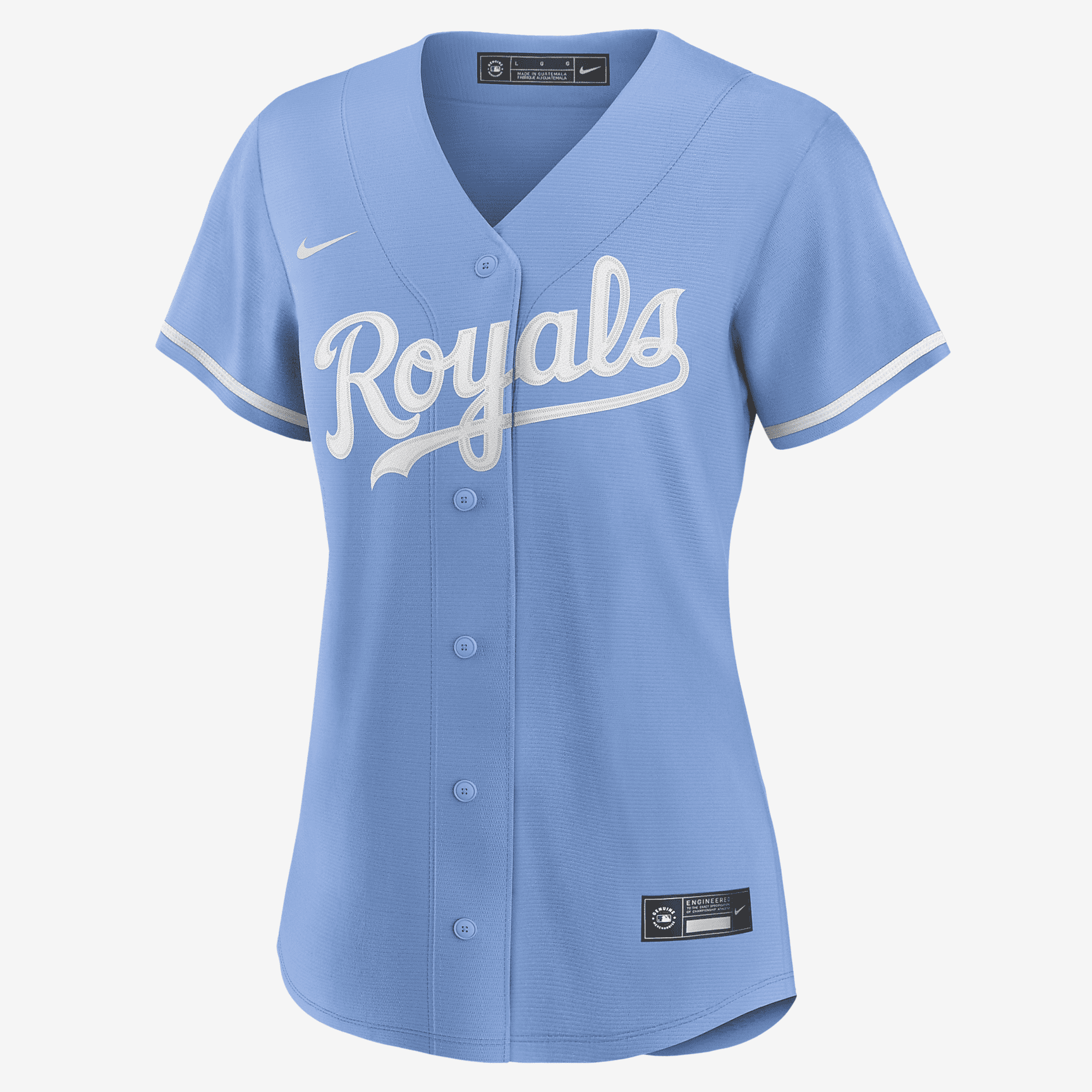MLB Kansas City Royals Women's Replica Baseball Jersey - Light Blue - vstockx