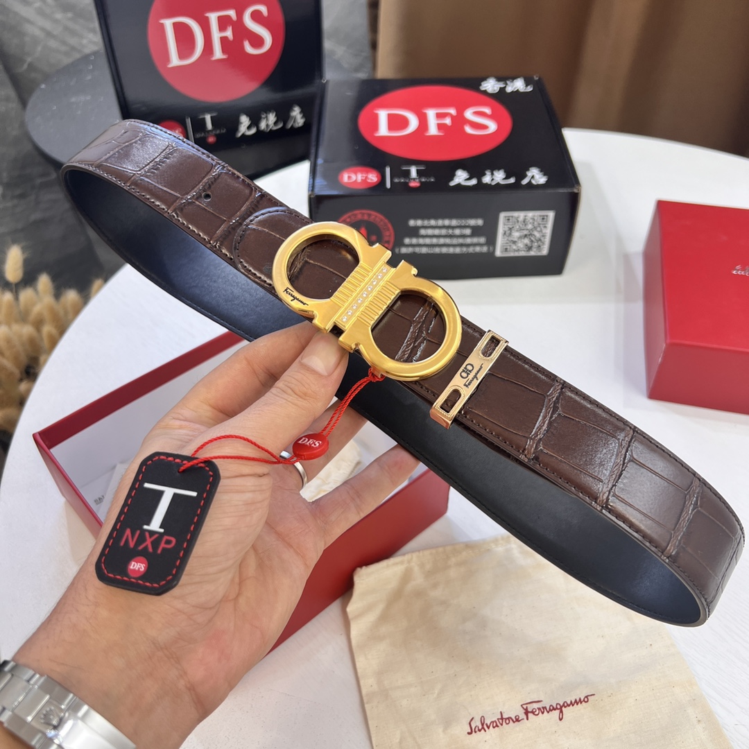 Streetwear Belt Ferragamo 320326 size:3.5cm - vstockx