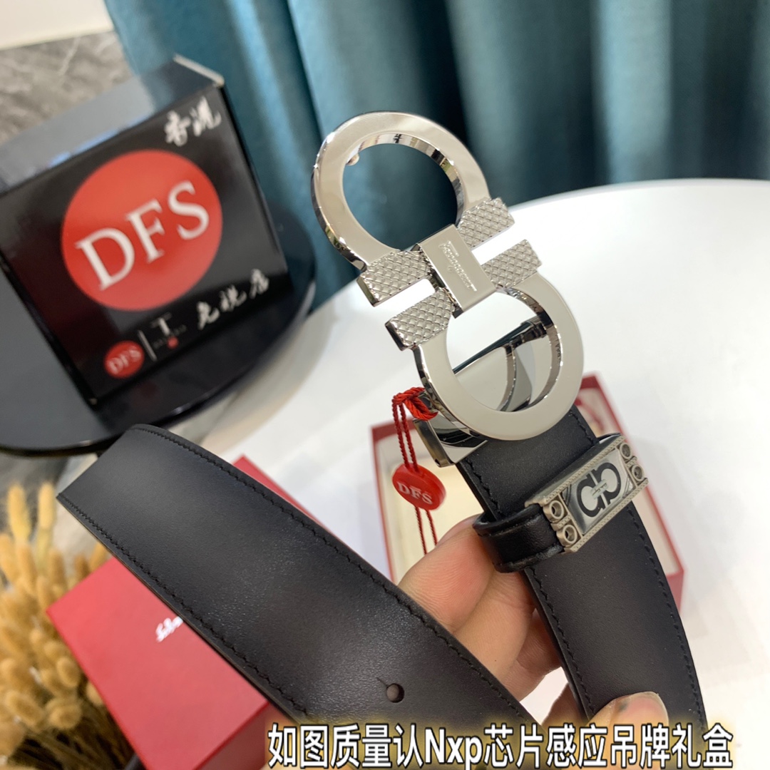 Streetwear Belt Ferragamo 319425 size:3.5cm - vstockx