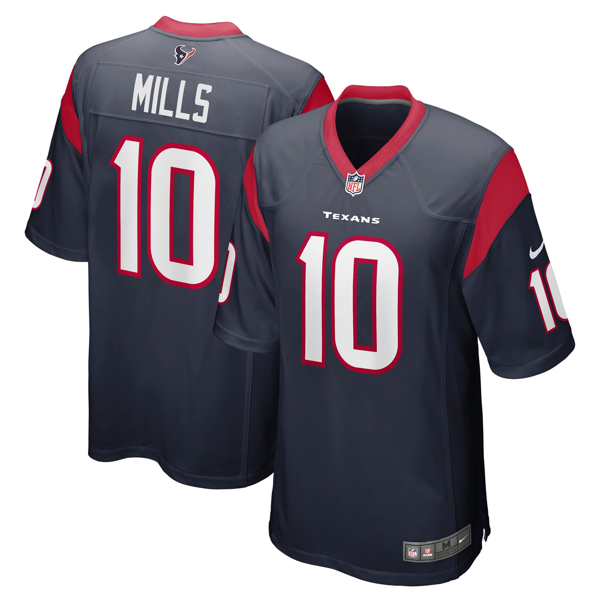 Davis Mills Houston Texans Nike Player Game Jersey - Navy - vstockx