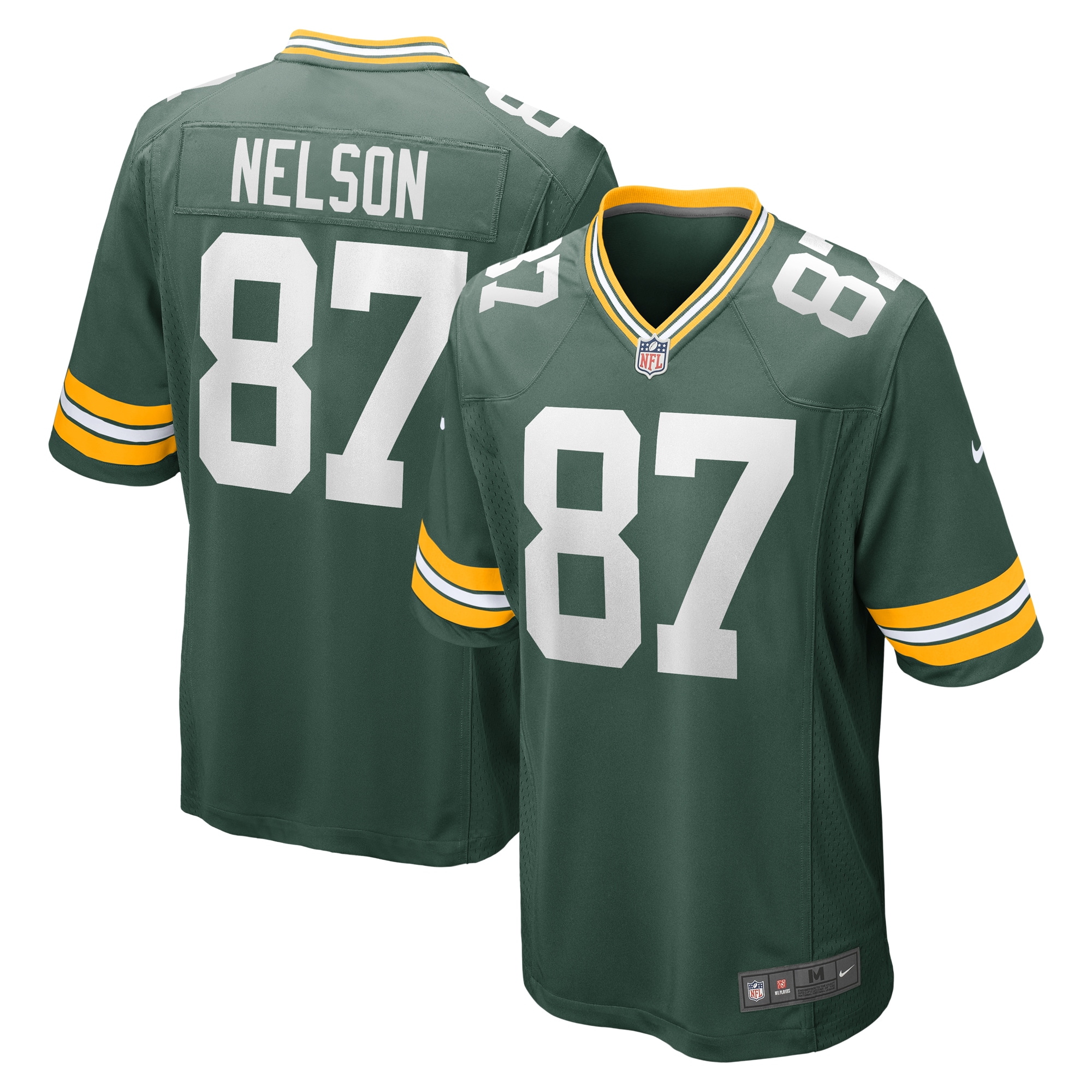 Jordy Nelson Green Bay Packers Nike Retired Game Jersey - Green - vstockx