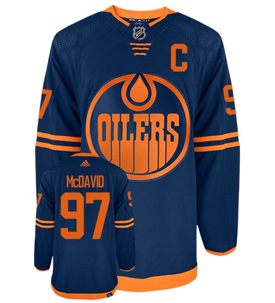 Connor McDavid Edmonton Oilers 2022 Adidas Primegreen Authentic NHL Hockey Jersey - vstockx