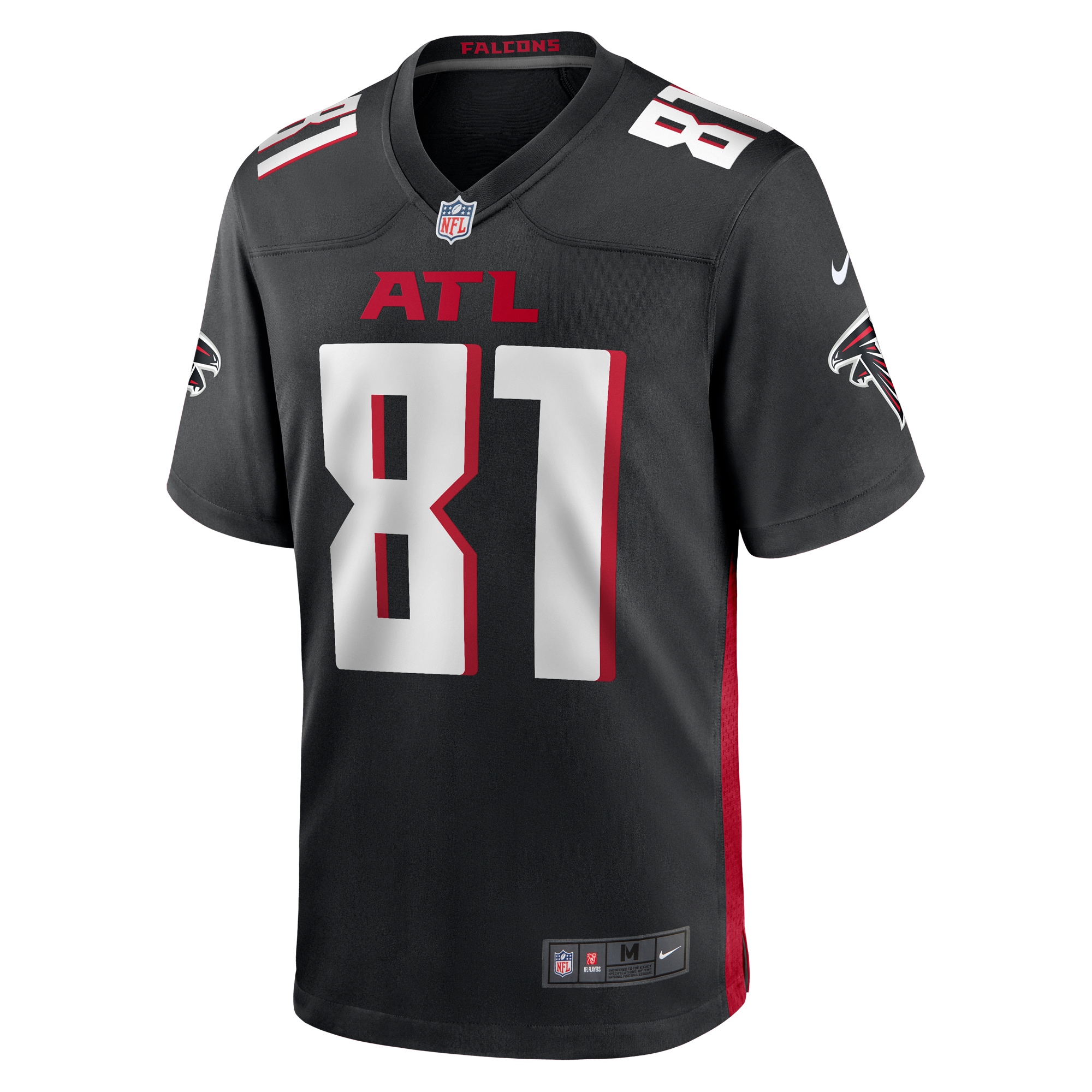 Jonnu Smith Atlanta Falcons Nike Game Player Jersey - Black - vstockx