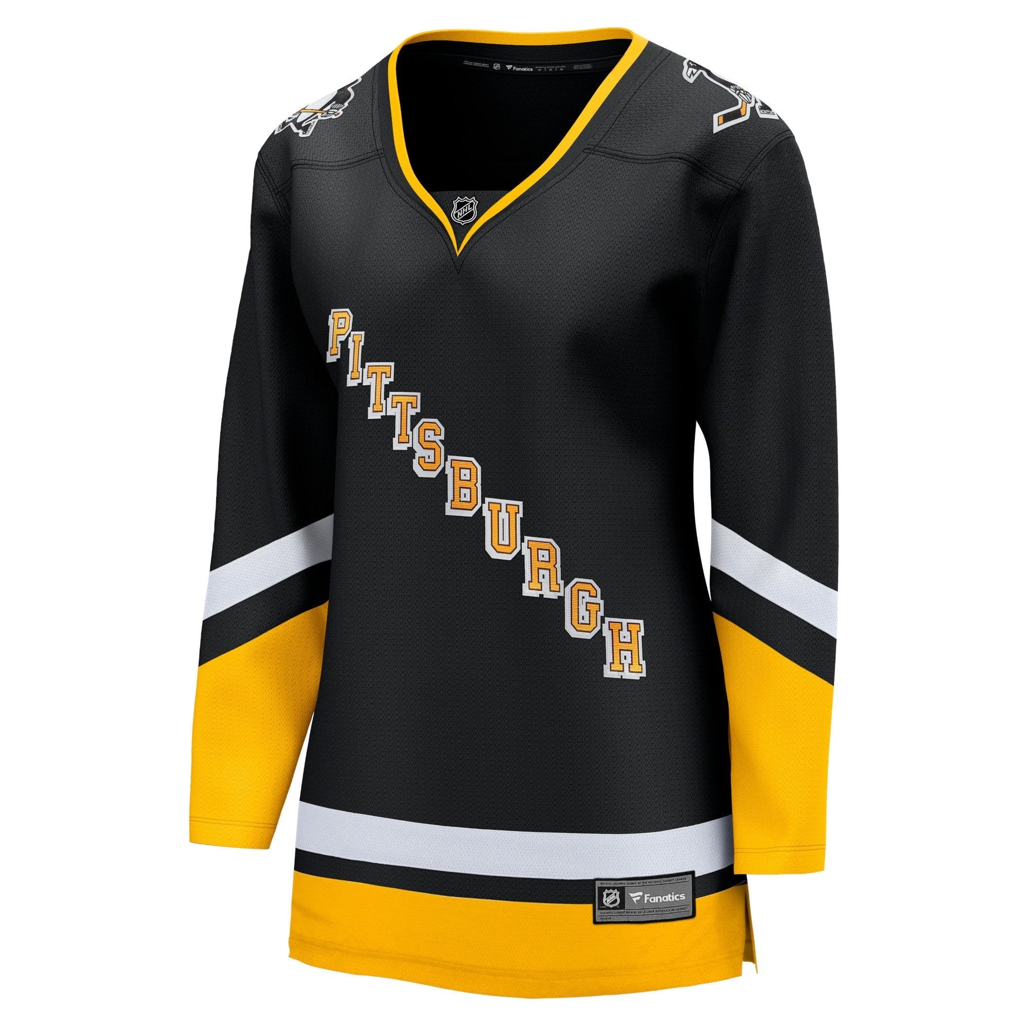 Women's Fanatics Branded Black Pittsburgh Penguins 2021/22 Alternate Premier Breakaway Jersey - vstockx