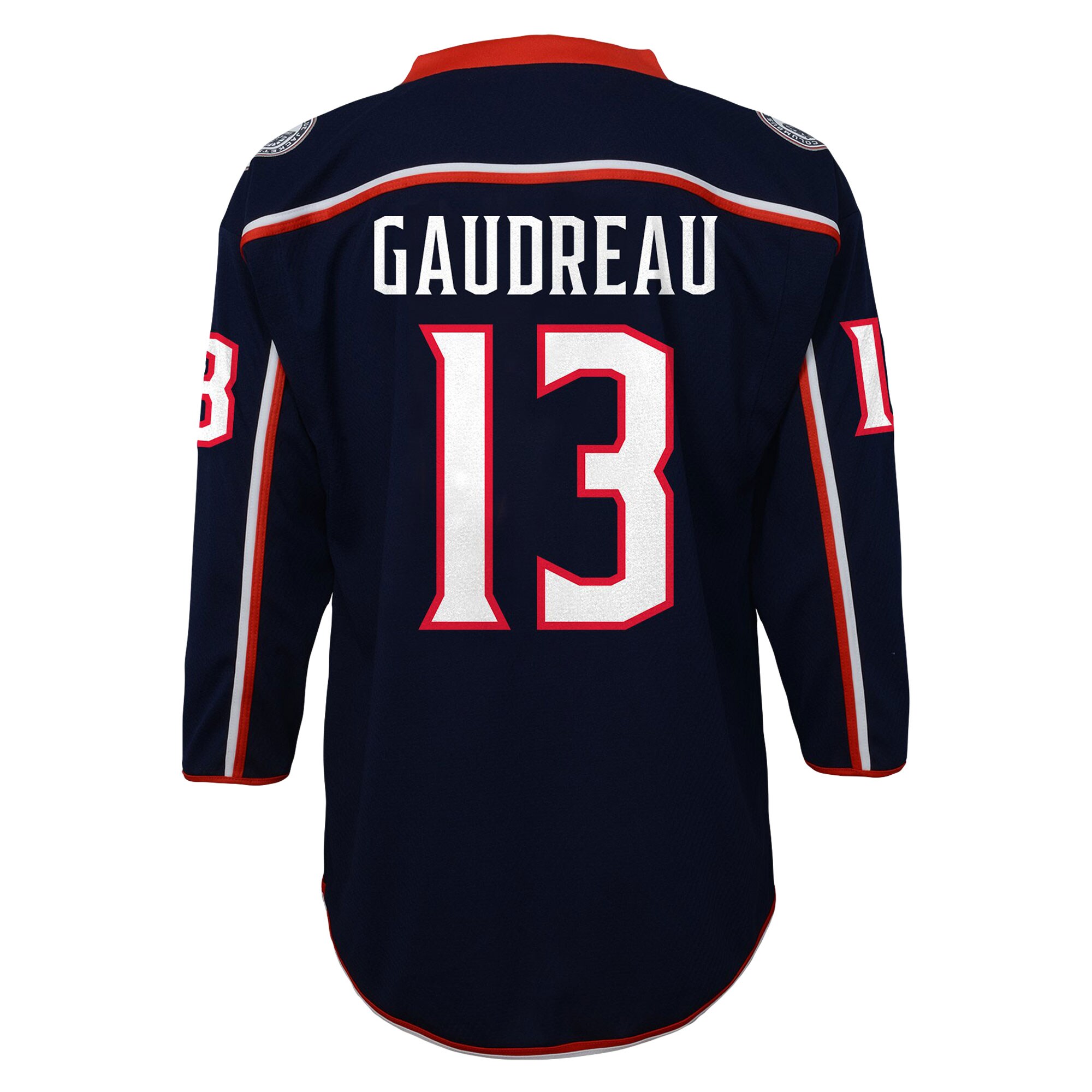 Johnny Gaudreau Columbus Blue Jackets Youth Replica Player Jersey - Navy - vstockx