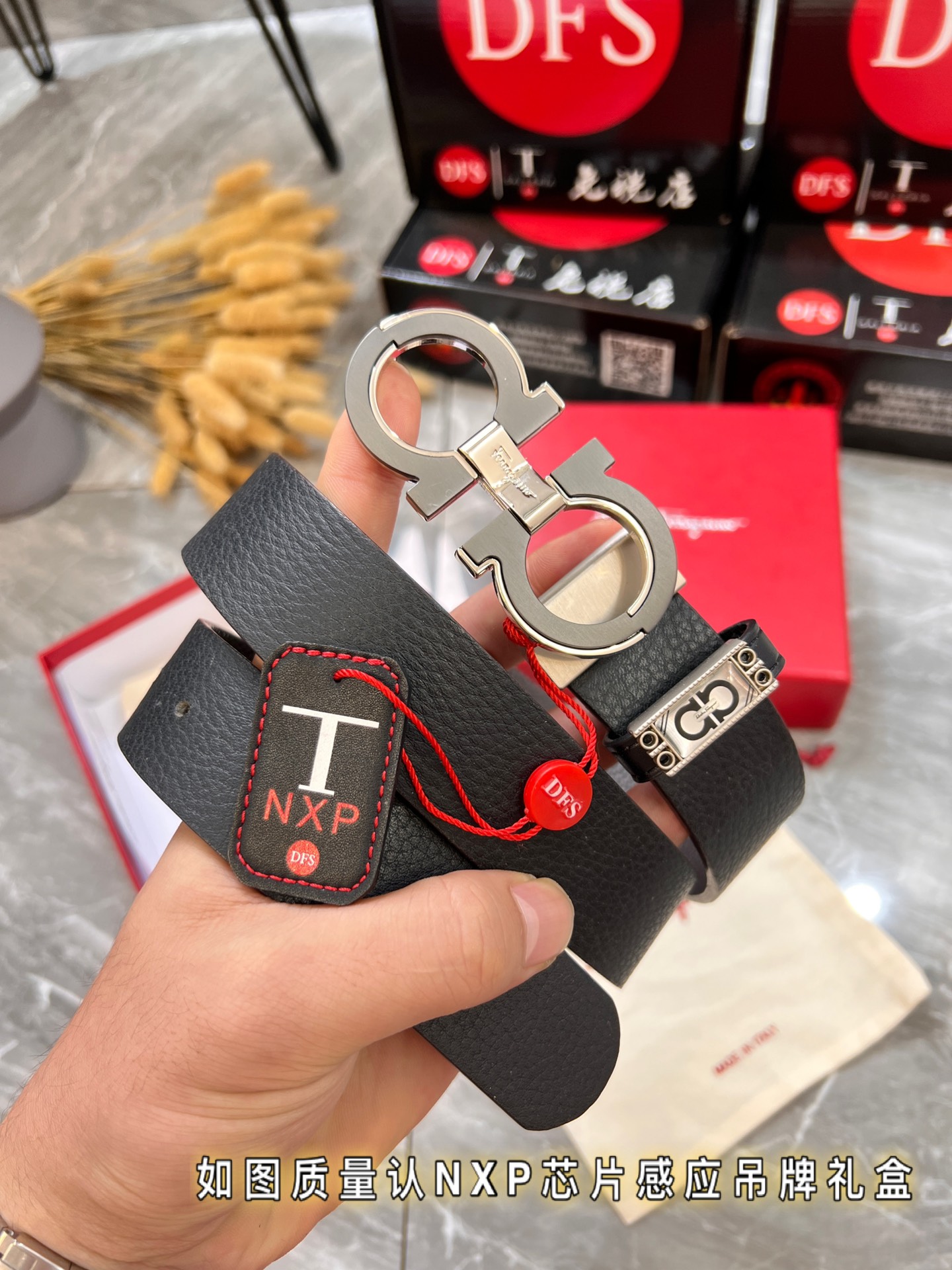 Streetwear Belt Ferragamo 319983 size:3.5cm - vstockx