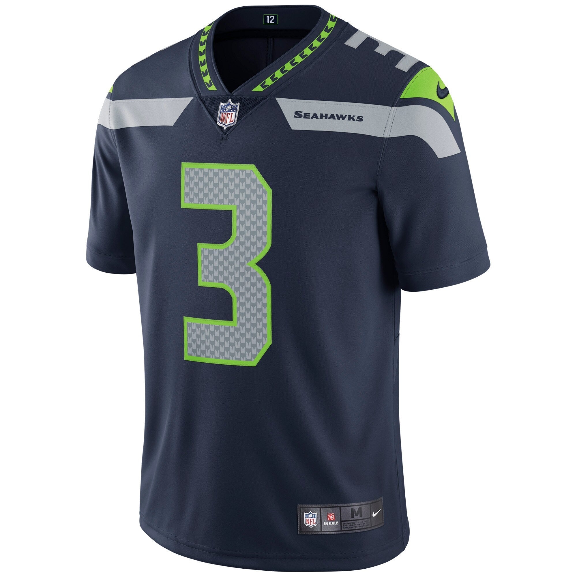 Men's Nike Russell Wilson College Navy Seattle Seahawks Vapor Untouchable Limited Player Jersey - vstockx