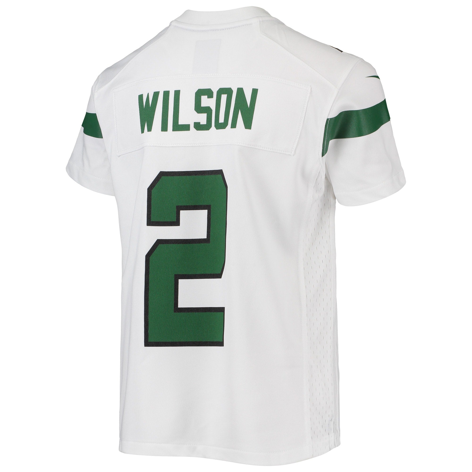 Youth Nike Zach Wilson White New York Jets Game Jersey - vstockx