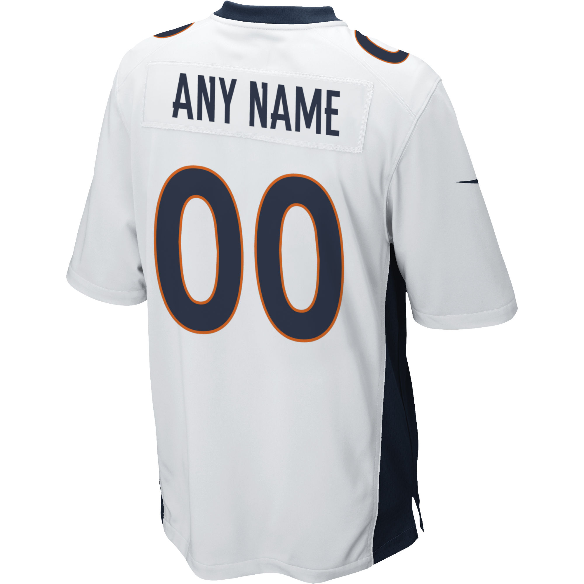 Denver Broncos Nike Custom Game Jersey - White - vstockx