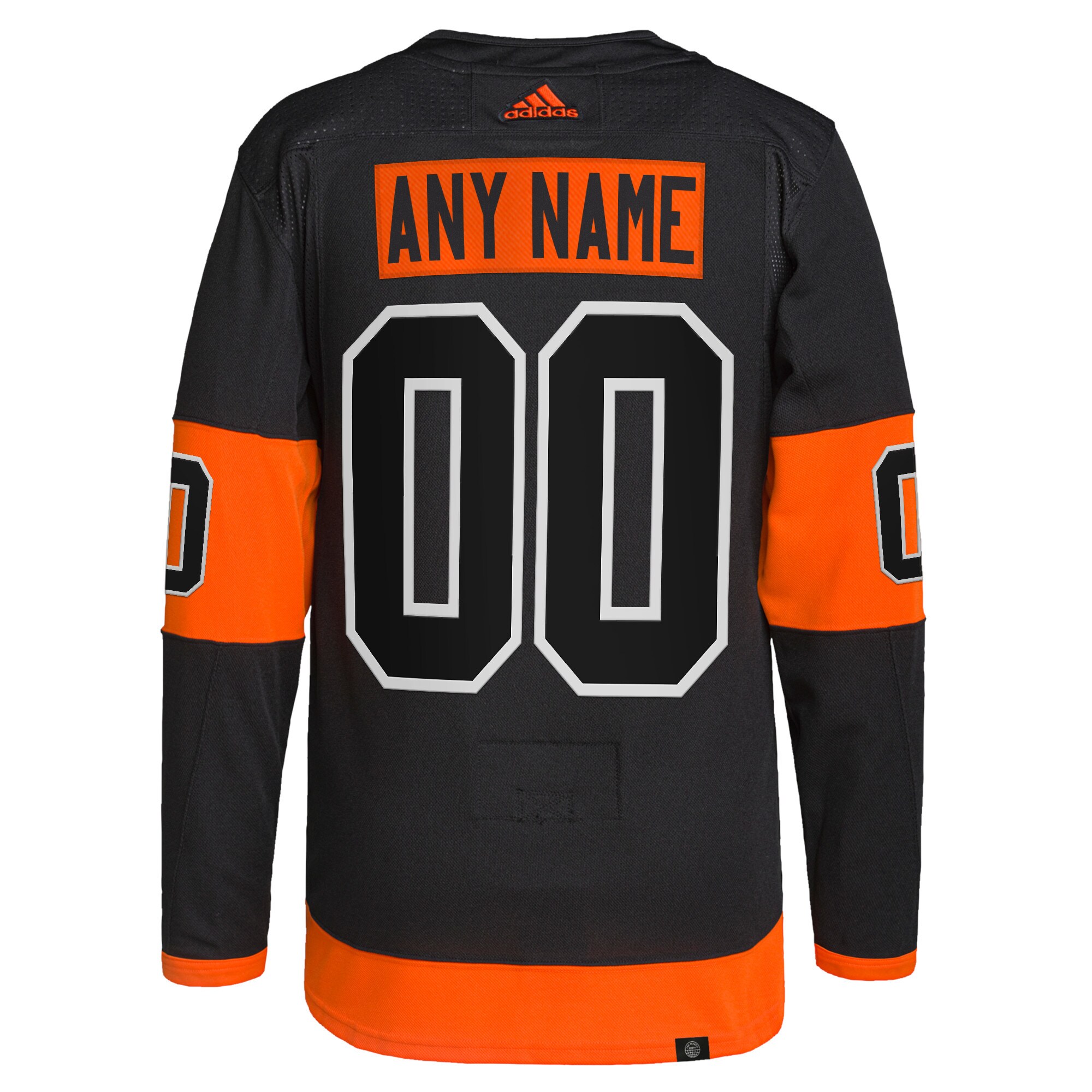 Philadelphia Flyers adidas Alternate Primegreen Authentic Pro Custom Jersey - Black - vstockx