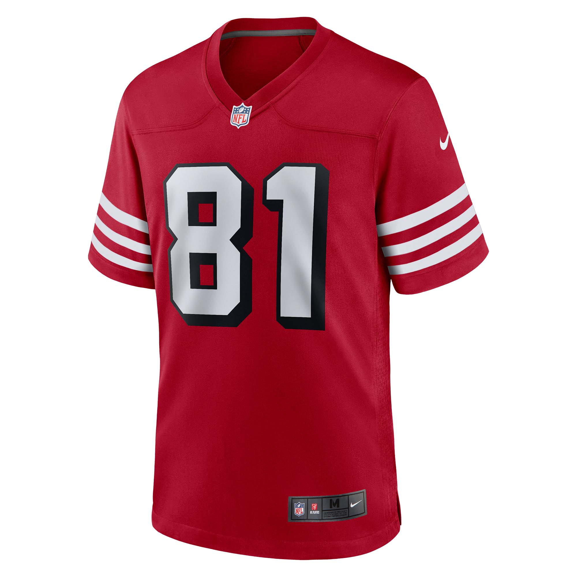 Terrell Owens San Francisco 49ers Nike Retired Alternate Game Jersey - Scarlet - vstockx