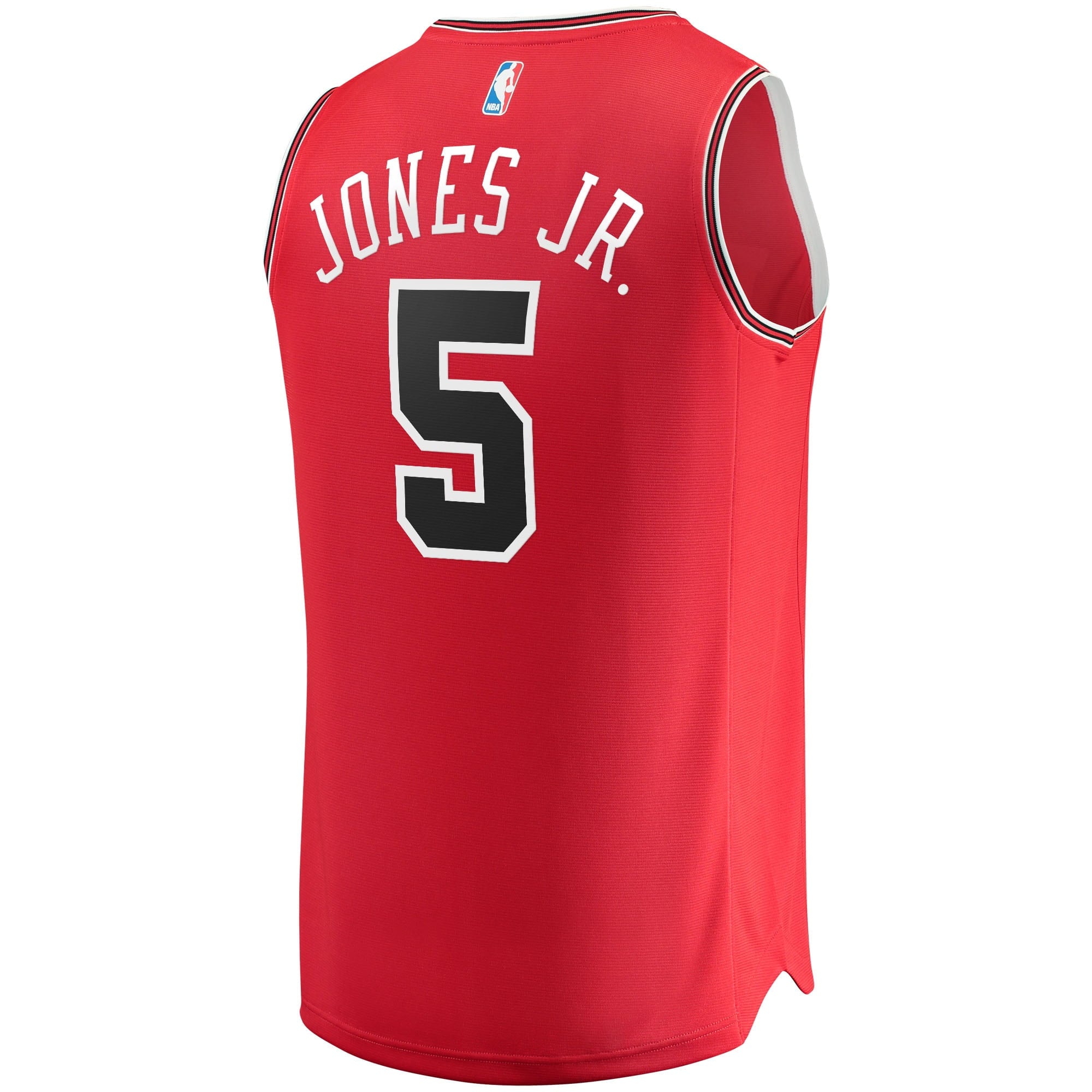 Men's Fanatics Branded Derrick Jones Jr. Red Chicago Bulls 2021/22 Fast Break Replica Jersey - Icon Edition - vstockx