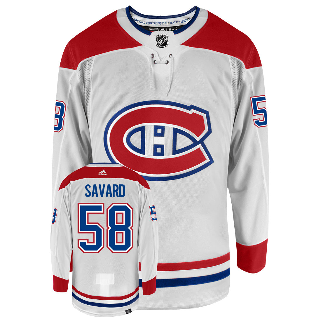 David Savard Montreal Canadiens Adidas Primegreen Authentic NHL Hockey Jersey - vstockx