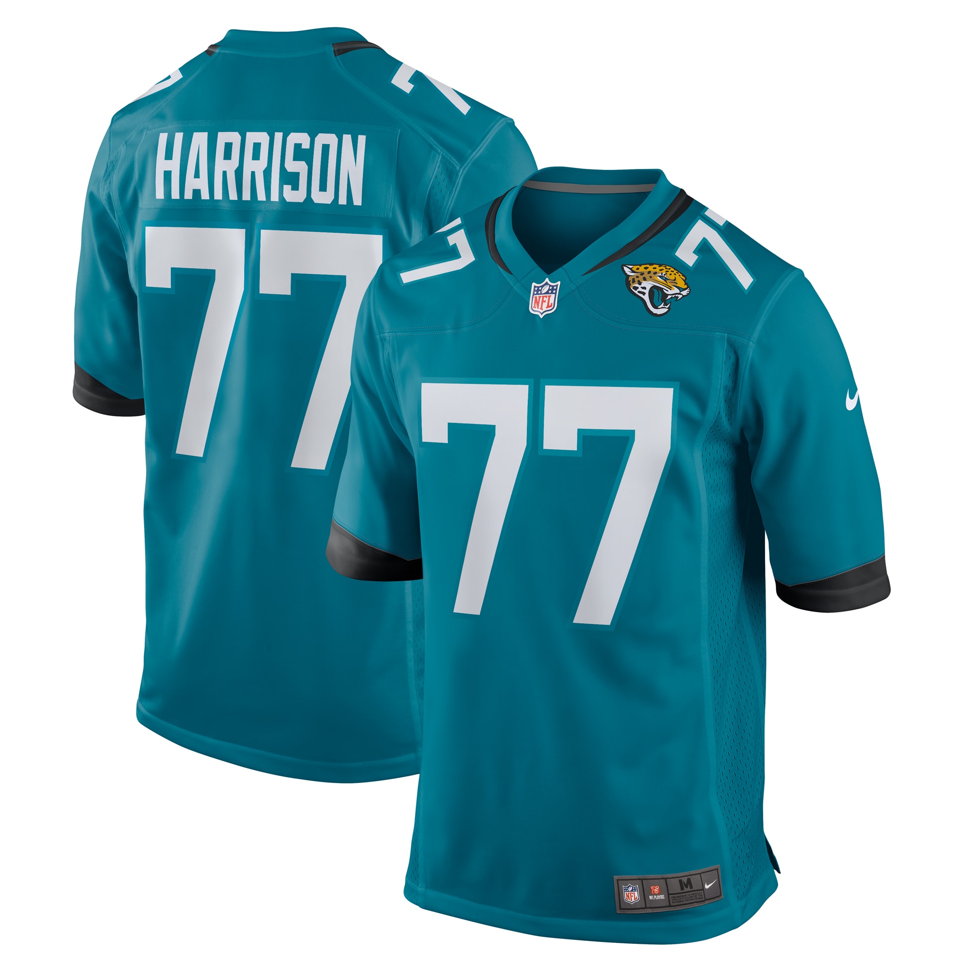 Anton Harrison Jacksonville Jaguars Nike 2023 NFL Draft First Round Pick Game Jersey - Teal - vstockx