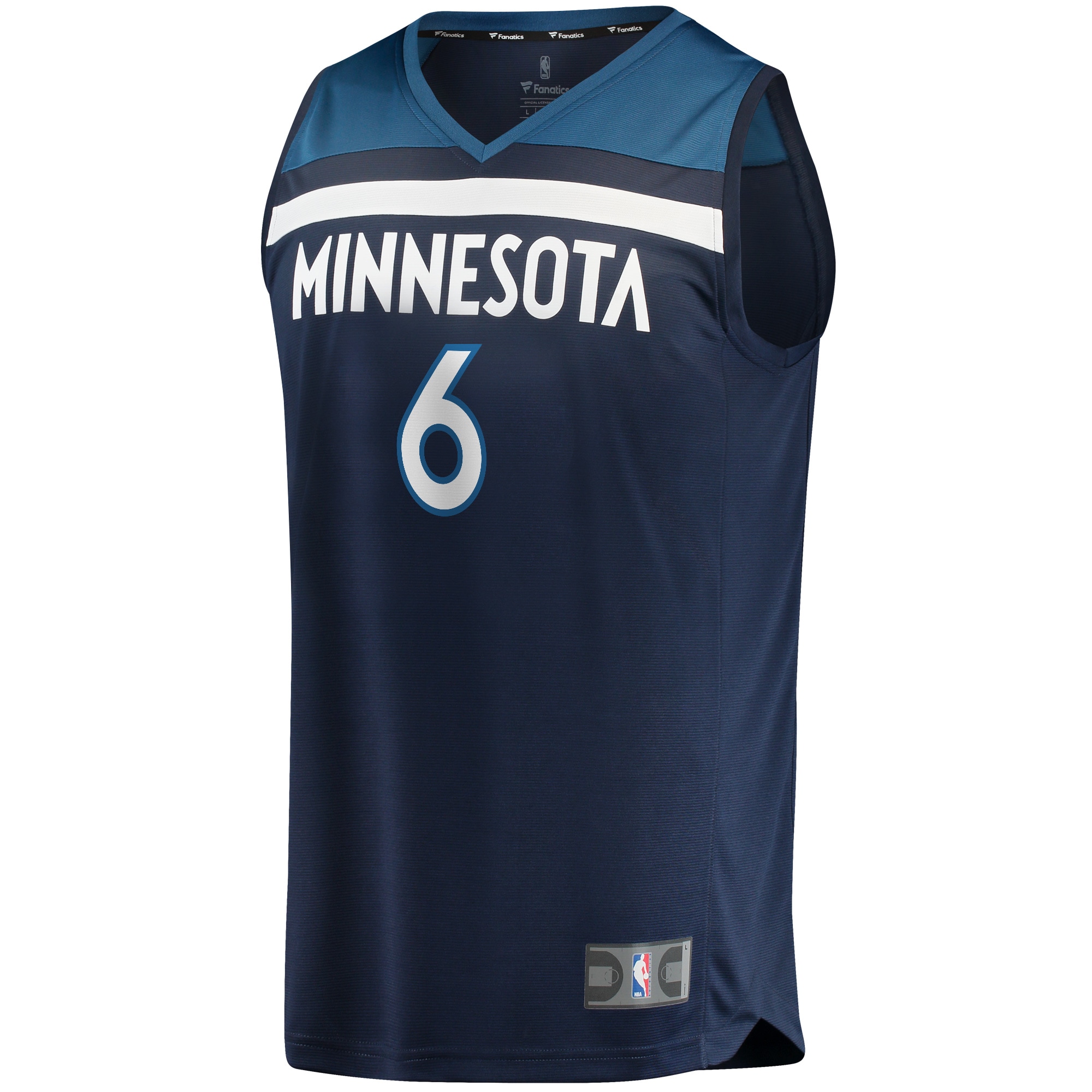 Jordans McLaughlin Minnesota Timberwolves Fanatics Branded Fast Break Player Jersey - Icon Edition - Navy - vstockx
