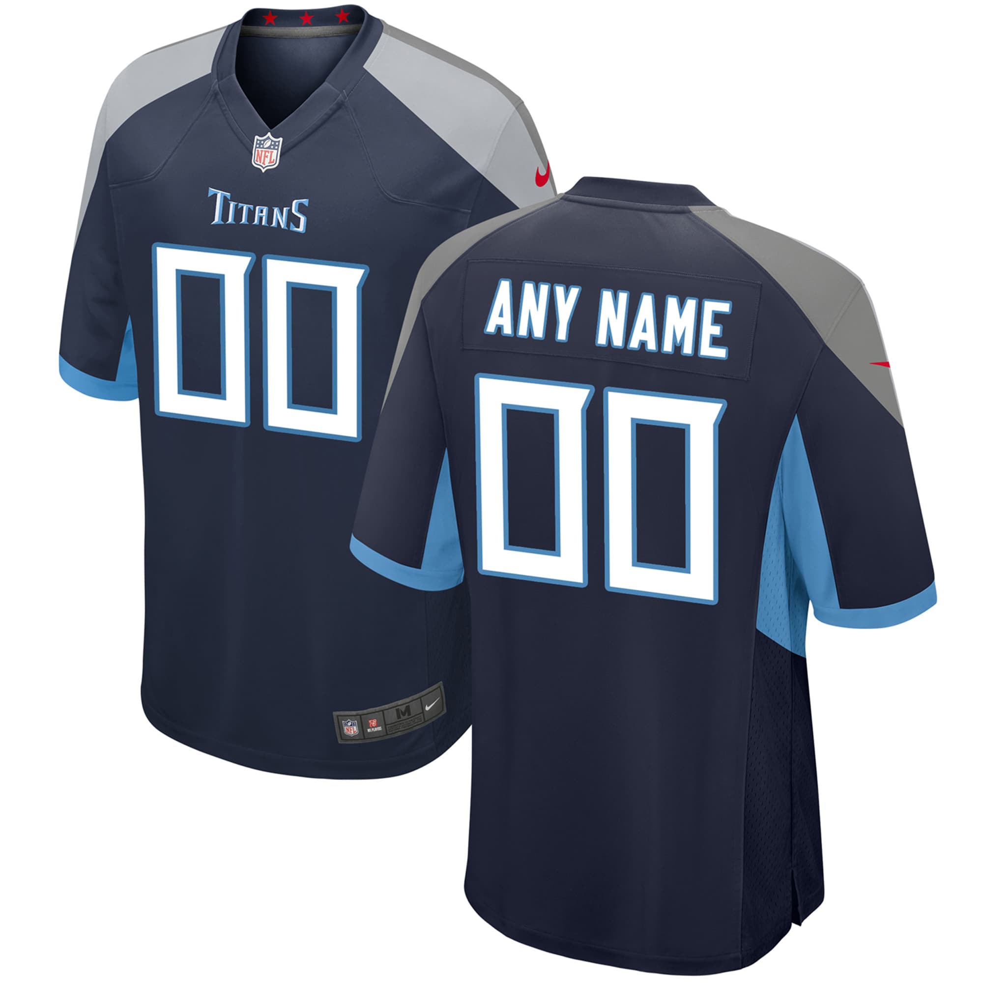 Tennessee Titans Nike Youth Custom Game Jersey - Navy - vstockx