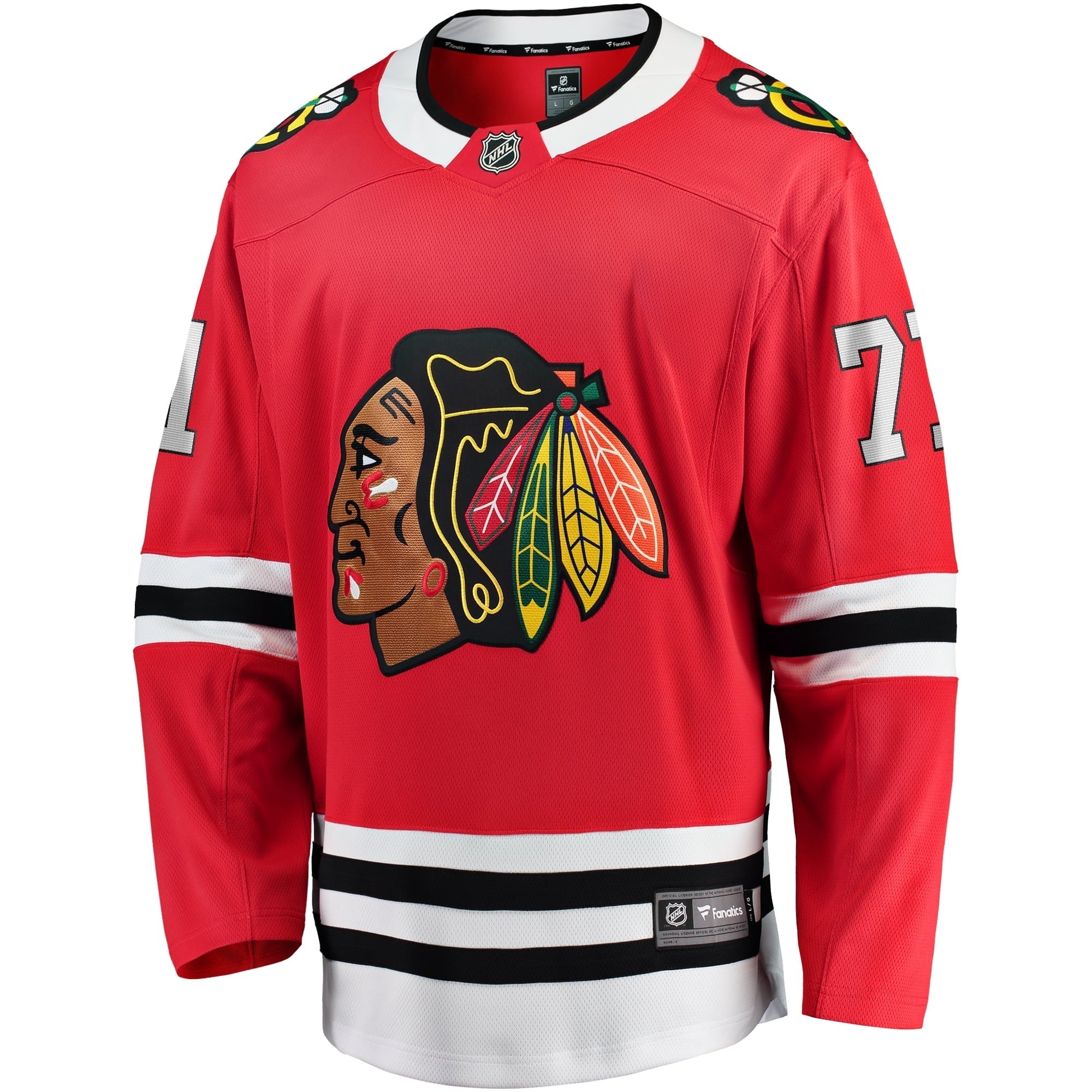 Men's Fanatics Branded Taylor Hall Red Chicago Blackhawks Home Breakaway Player Jersey - vstockx