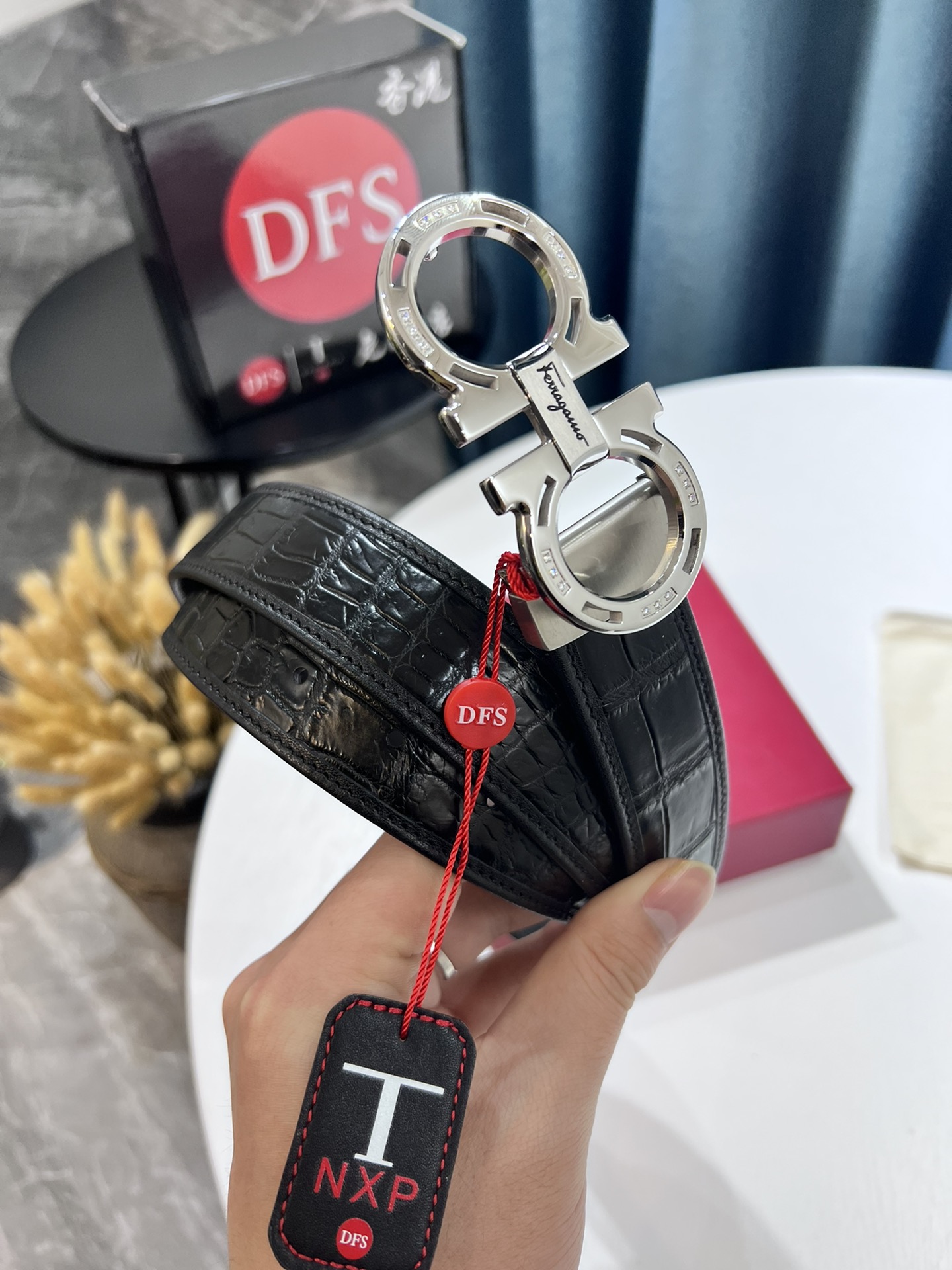 Streetwear Belt Ferragamo 319546 size:3.5cm - vstockx