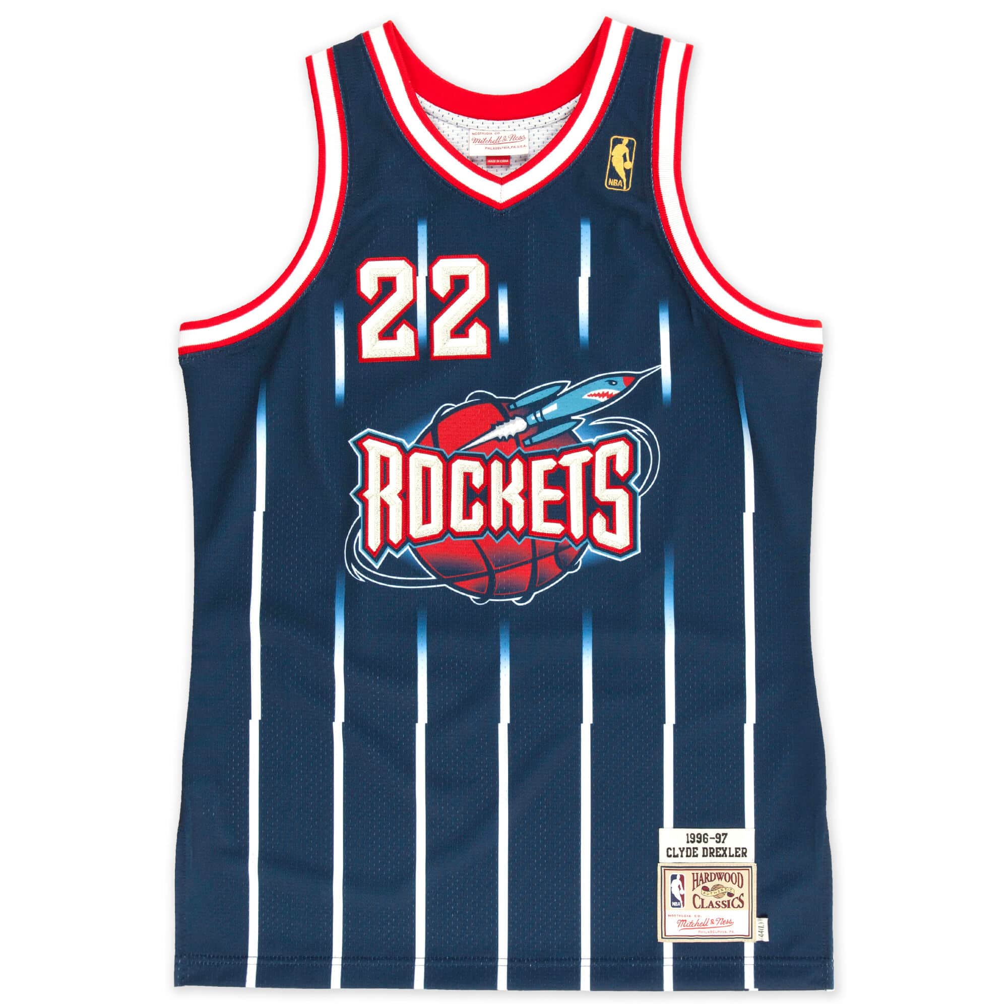Clyde Drexler 1996-97 Authentic Jersey Houston Rockets - vstockx