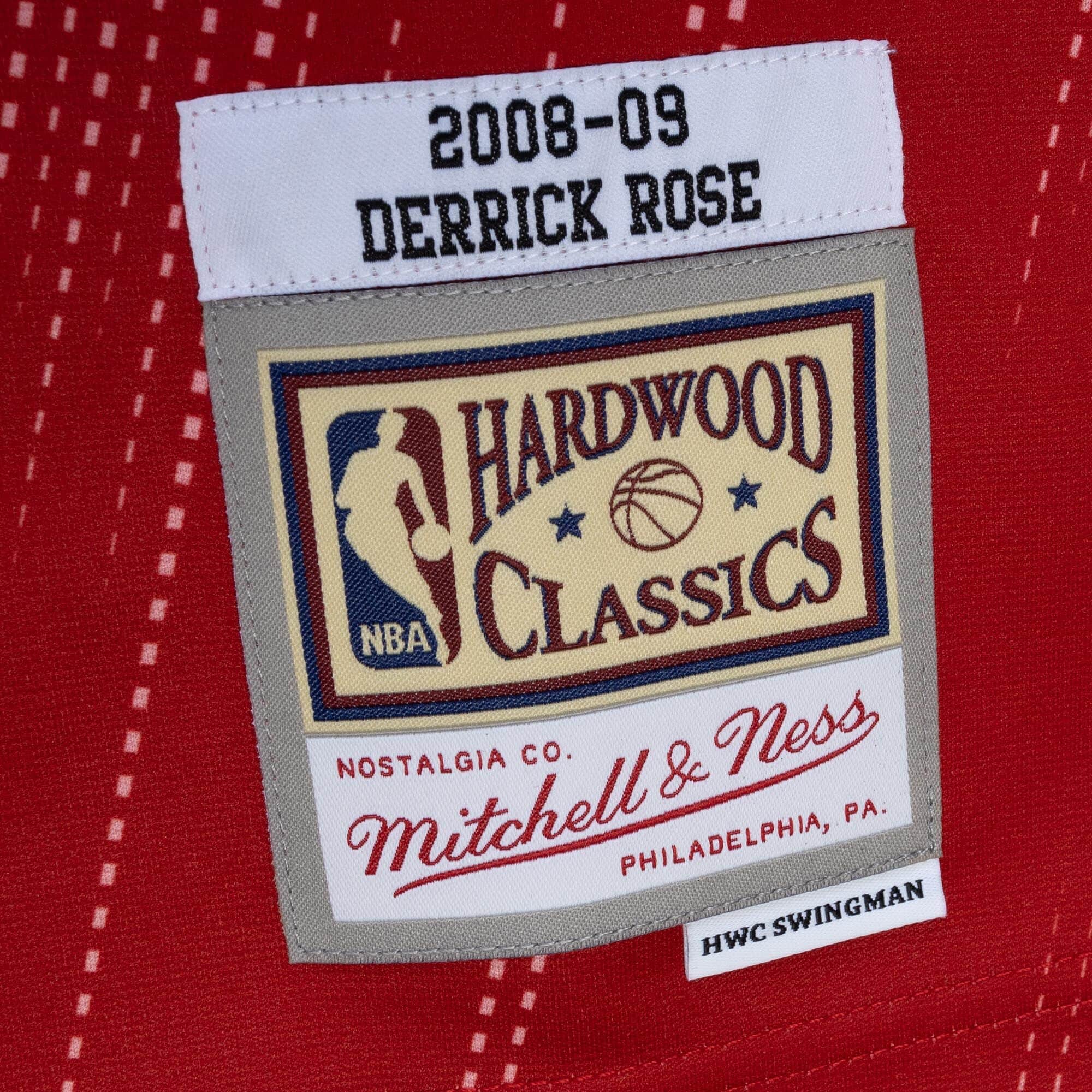 Monochrome Swingman Derrick Rose Chicago Bulls 2008-09 Jersey - vstockx