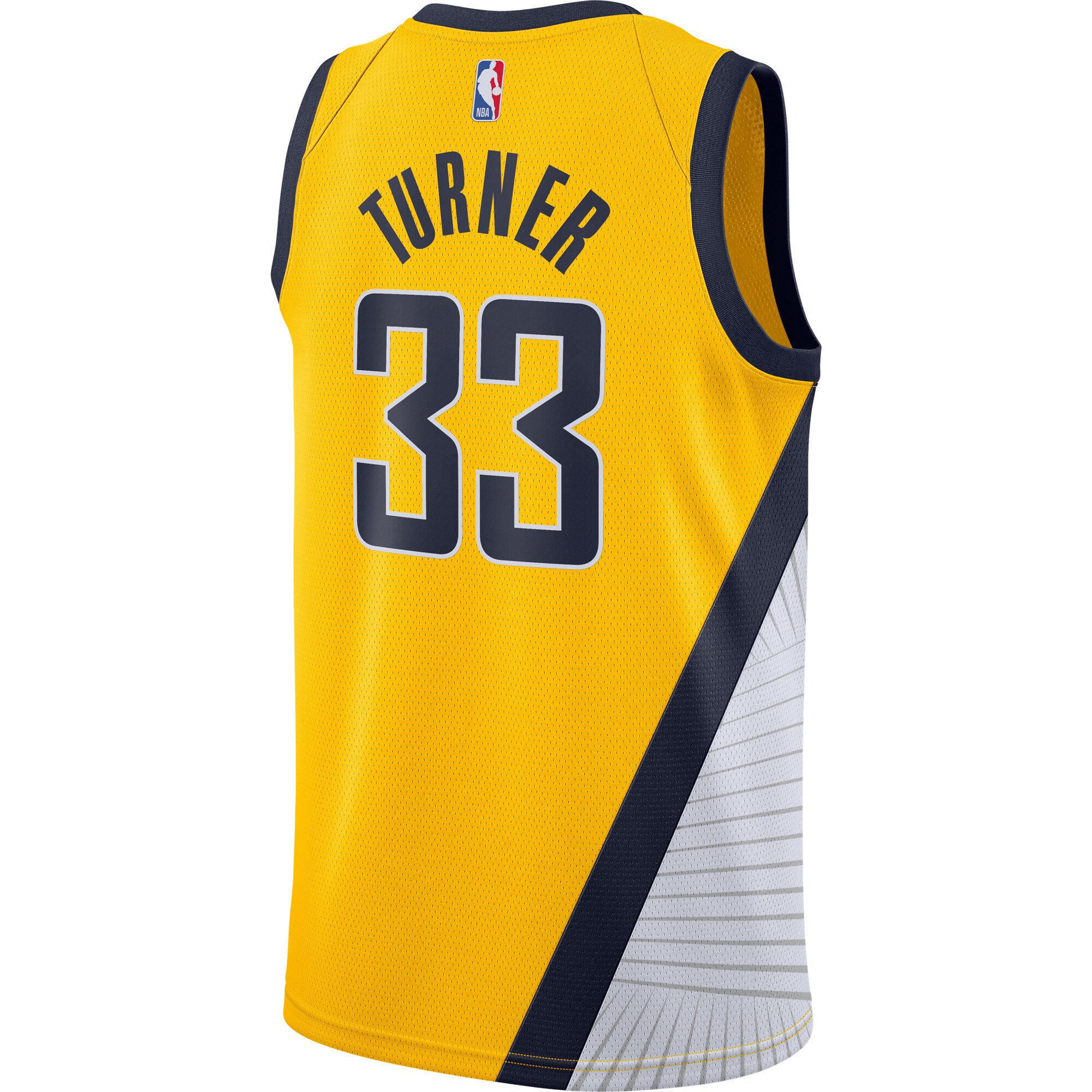 Myles Turner Indiana Pacers Nike Swingman Jersey Gold - Statement Edition - vstockx