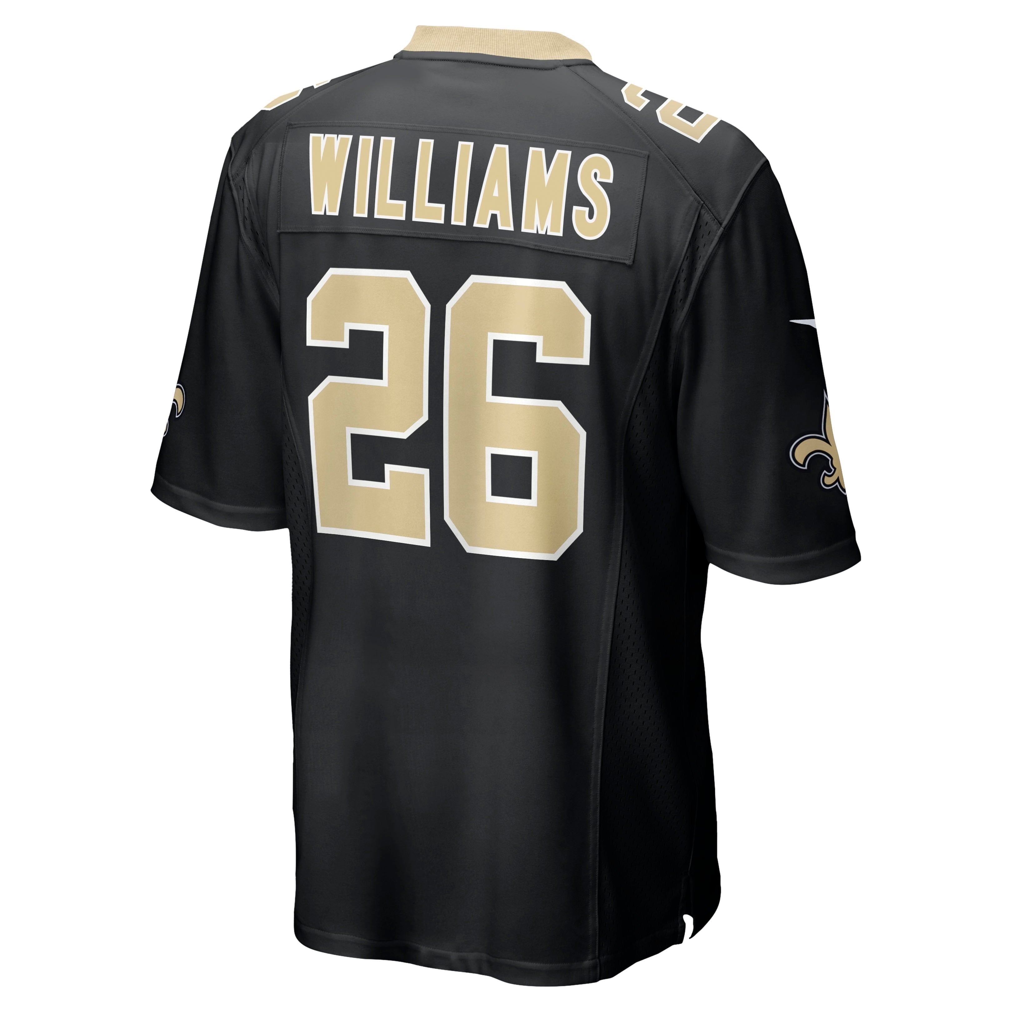 Men's Nike P.J. Williams Black New Orleans Saints Game Jersey - vstockx