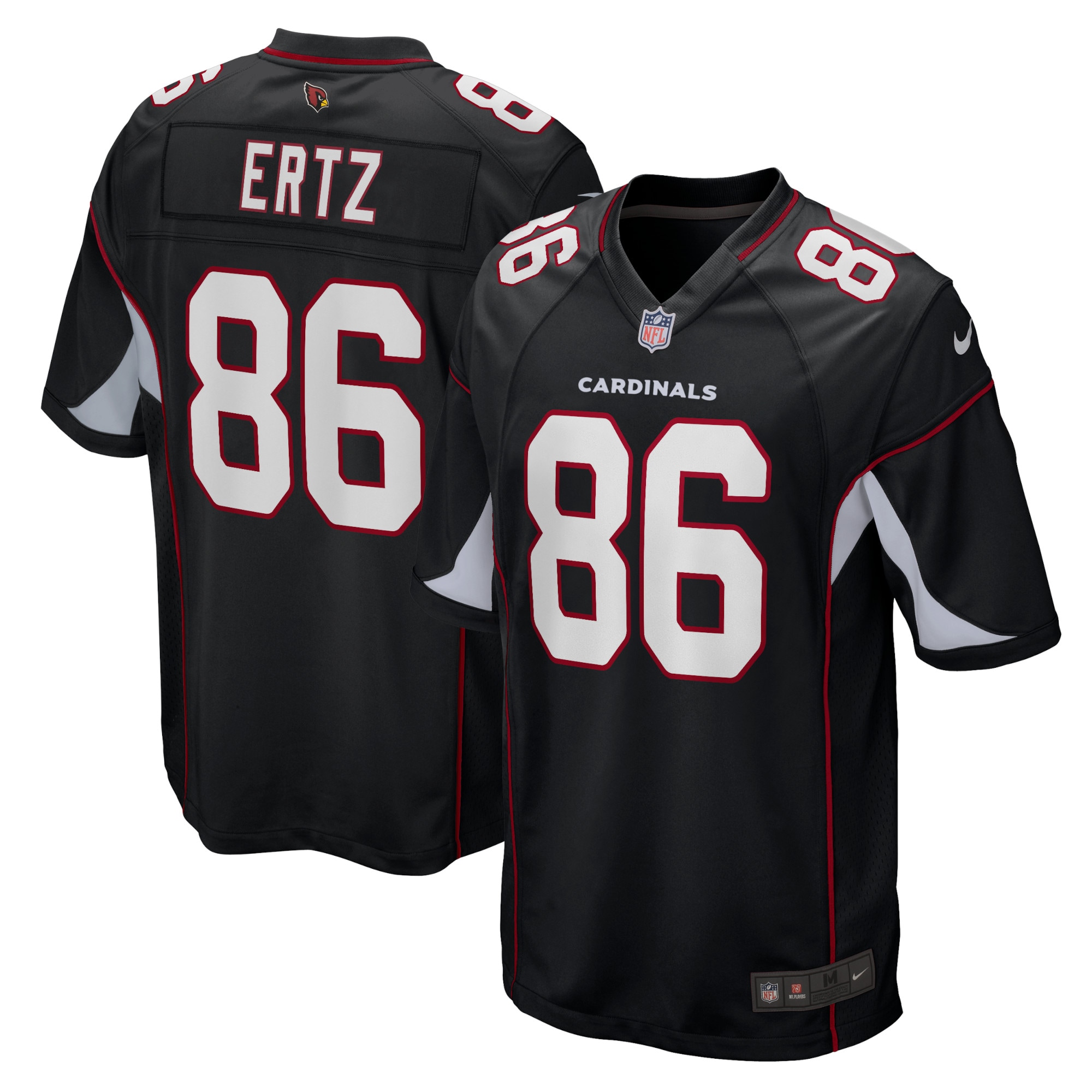 Zach Ertz Arizona Cardinals Nike Alternate Player Game Jersey - Black - vstockx