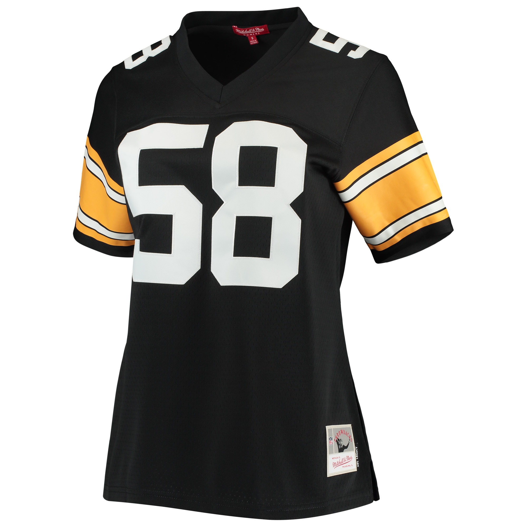 Jack Lambert Pittsburgh Steelers Mitchell & Ness Women's Legacy Replica Player Jersey - Black - vstockx
