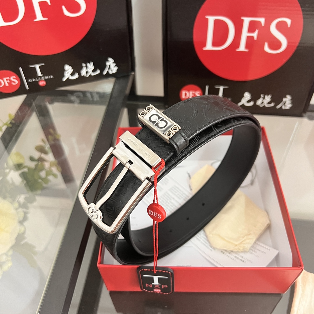 Streetwear Belt Ferragamo 320219 size:3.5cm - vstockx