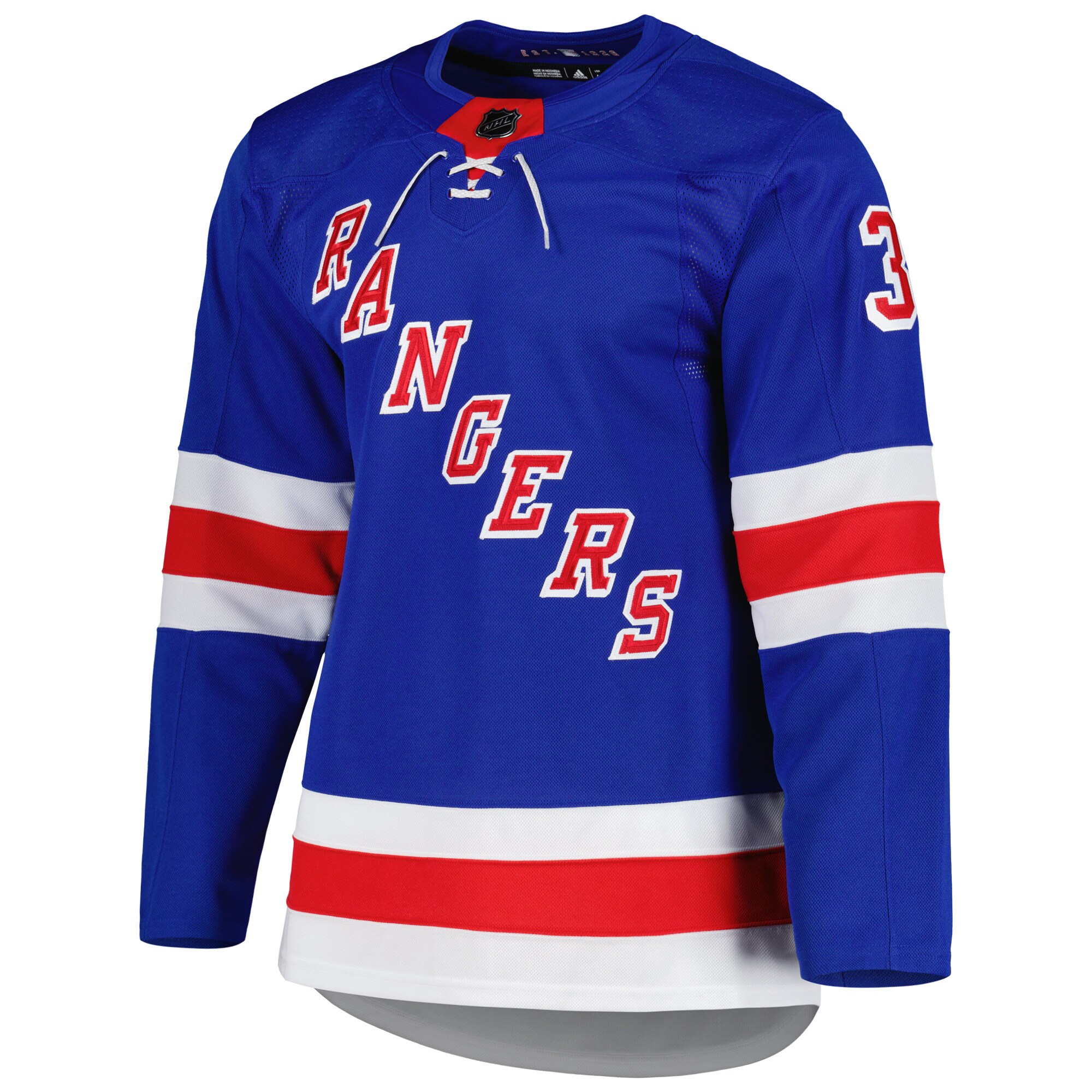 Igor Shesterkin New York Rangers adidas Home Primegreen Authentic Pro Player Jersey - Blue - vstockx