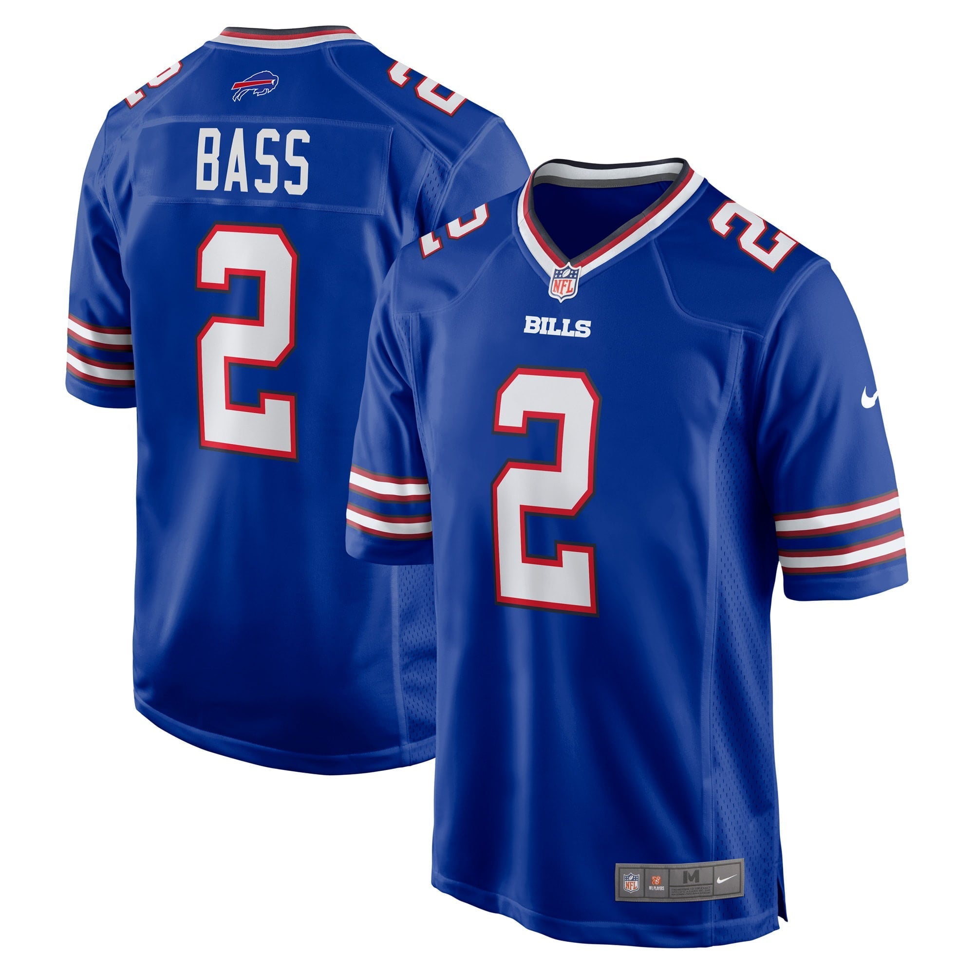 Men's Nike Tyler Bass Royal Buffalo Bills Game Player Jersey - vstockx