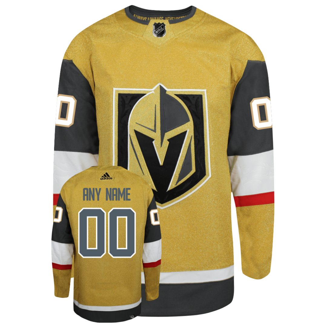 Customizable Vegas Golden Knights Adidas Primegreen Authentic NHL Hockey Jersey - vstockx