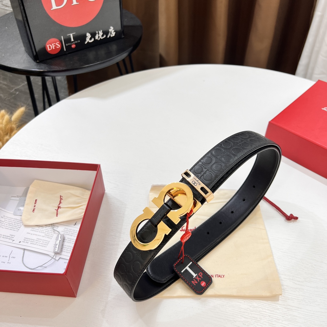 Streetwear Belt Ferragamo 319803 size:3.5cm - vstockx
