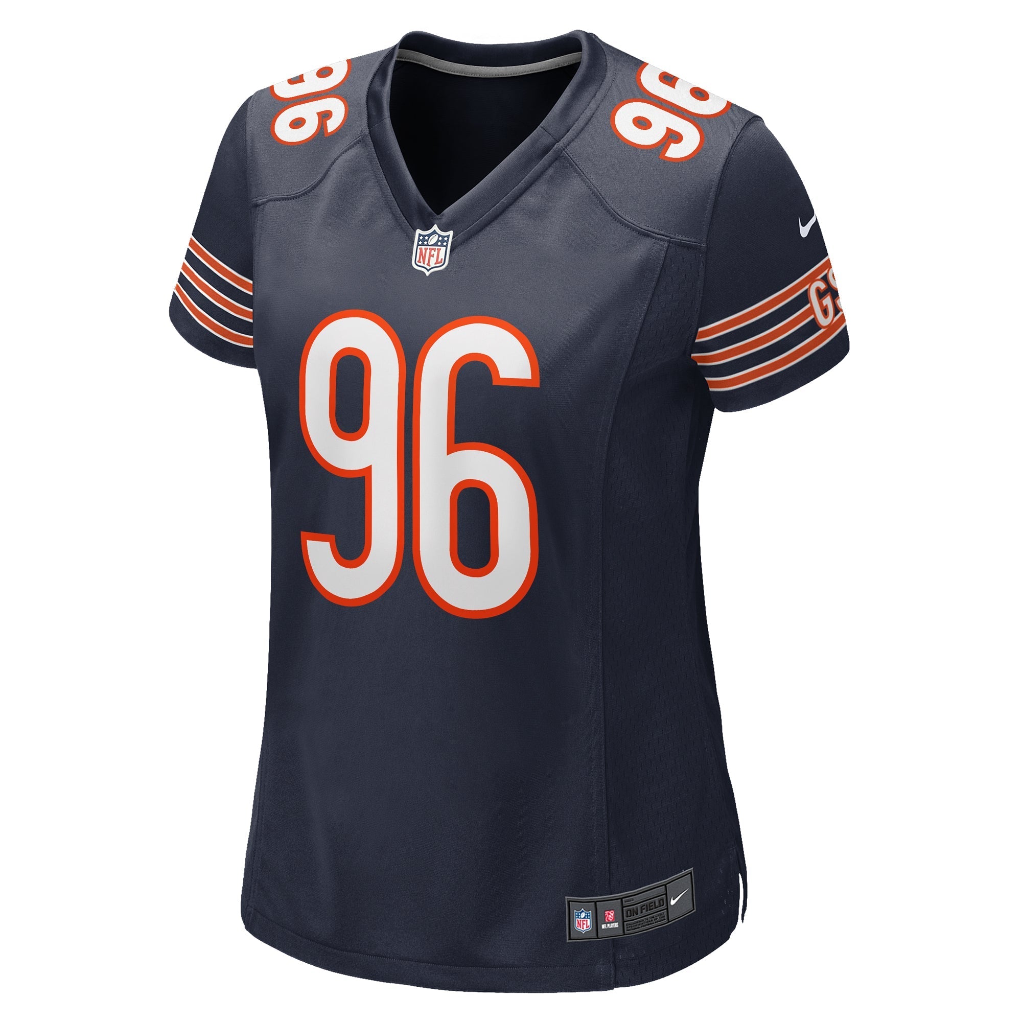 Women's Nike Zacch Pickens Navy Chicago Bears Team Game Jersey - vstockx