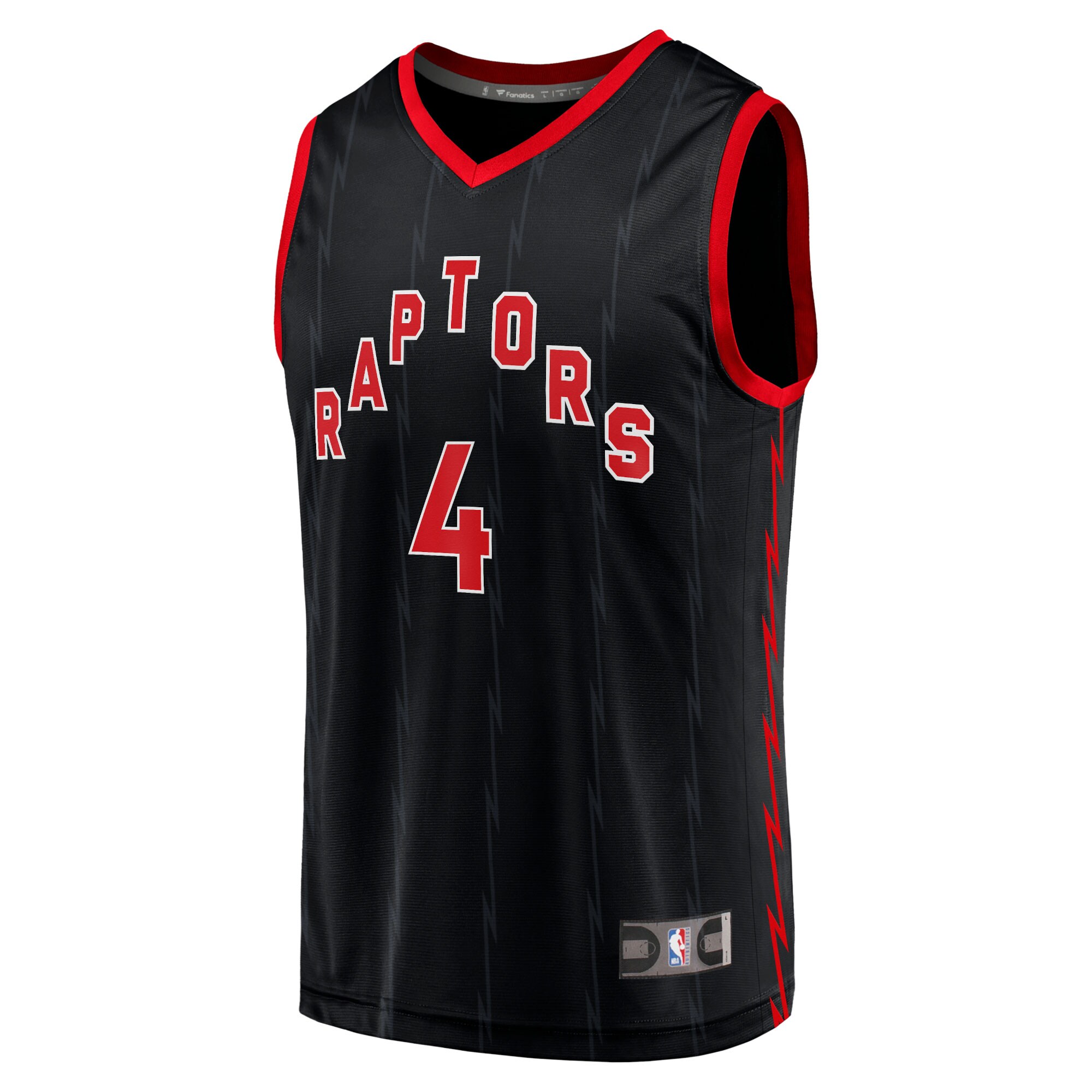 Scottie Barnes Toronto Raptors Fanatics Branded Youth 2021/22 Fast Break Player Jersey - Statement Edition - Black - vstockx